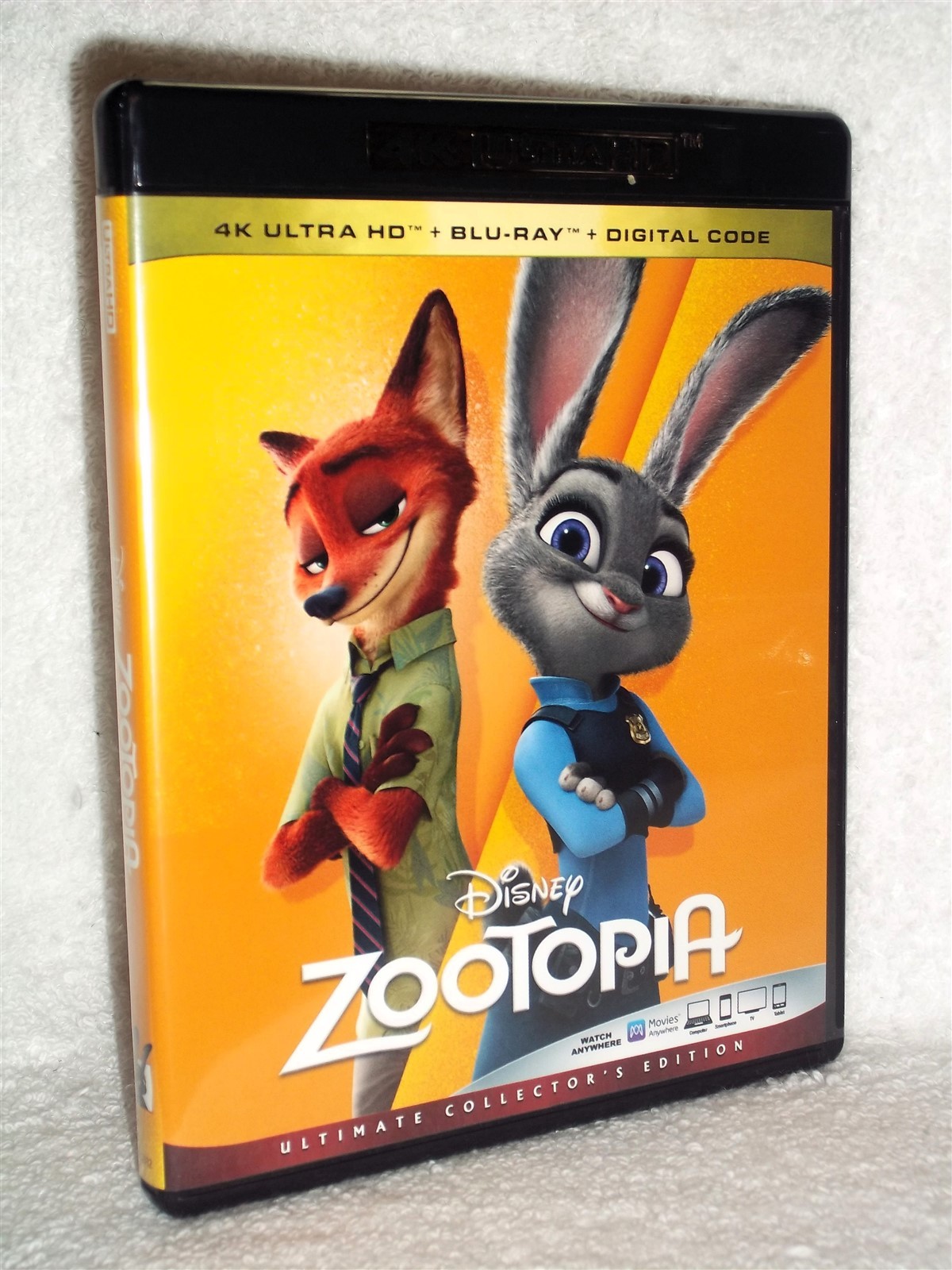 Zootopia (4K/Blu-ray, 2024) Jason Bateman Ginnfer Goodwin DISNEY animated comedy