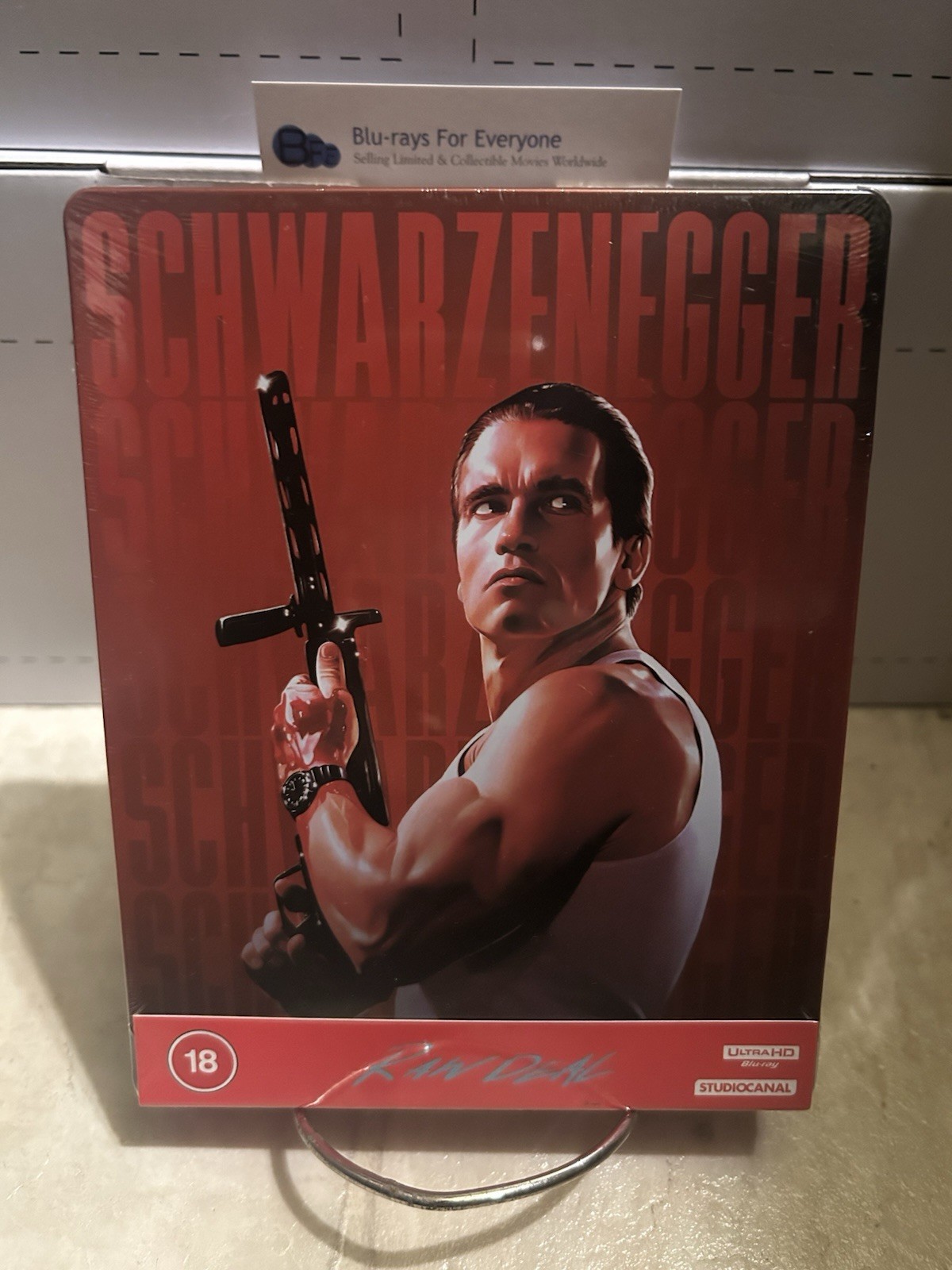 Raw Deal 4K SteelBook UHD Blu-ray Zavvi Excl (UK)[1986] No Dent – Ships Next Day