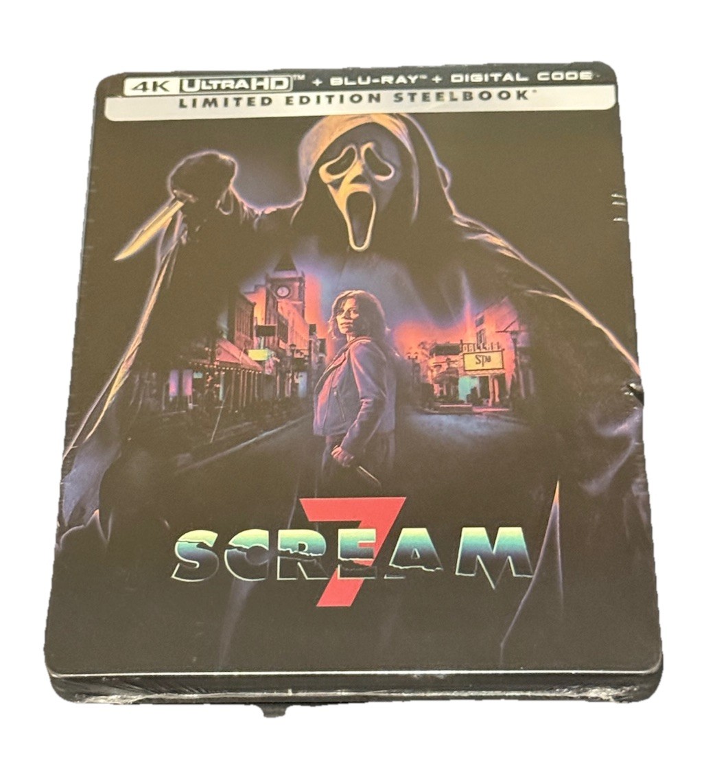 Scream 7 (Steelbook) [New 4K UHD Blu-ray] With Blu-Ray, 4K Mastering New Sealed