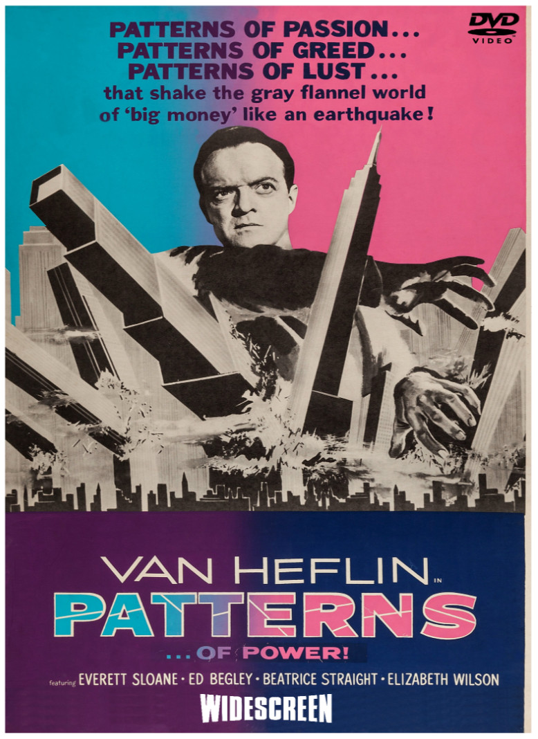 PATTERNS 1956 DVD Rod Serling WIDESCREEN Van Heflin Everett Sloan Ed Begley