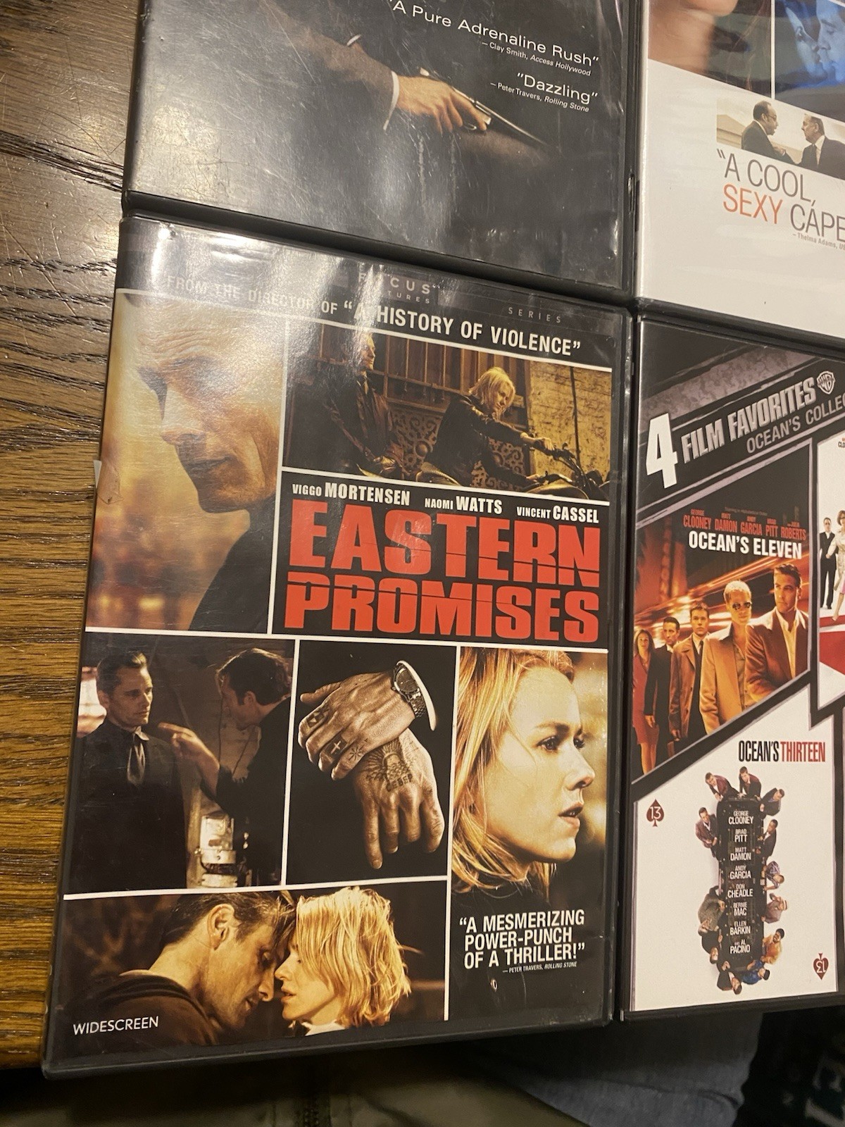 Thriller Crime Dvd Lot Eastern Promises David Cronenberg Collateral Michael Mann