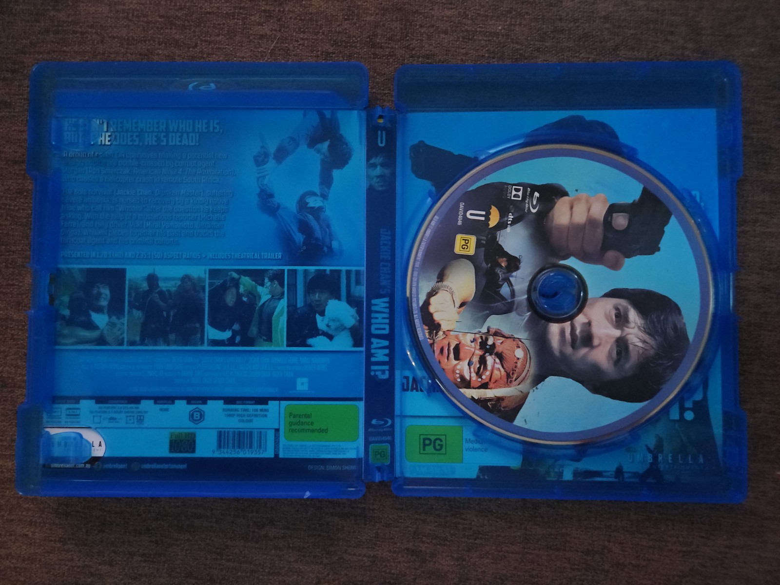 Jackie Chan’s Who am I? (Blu-ray, 1998) Region Free