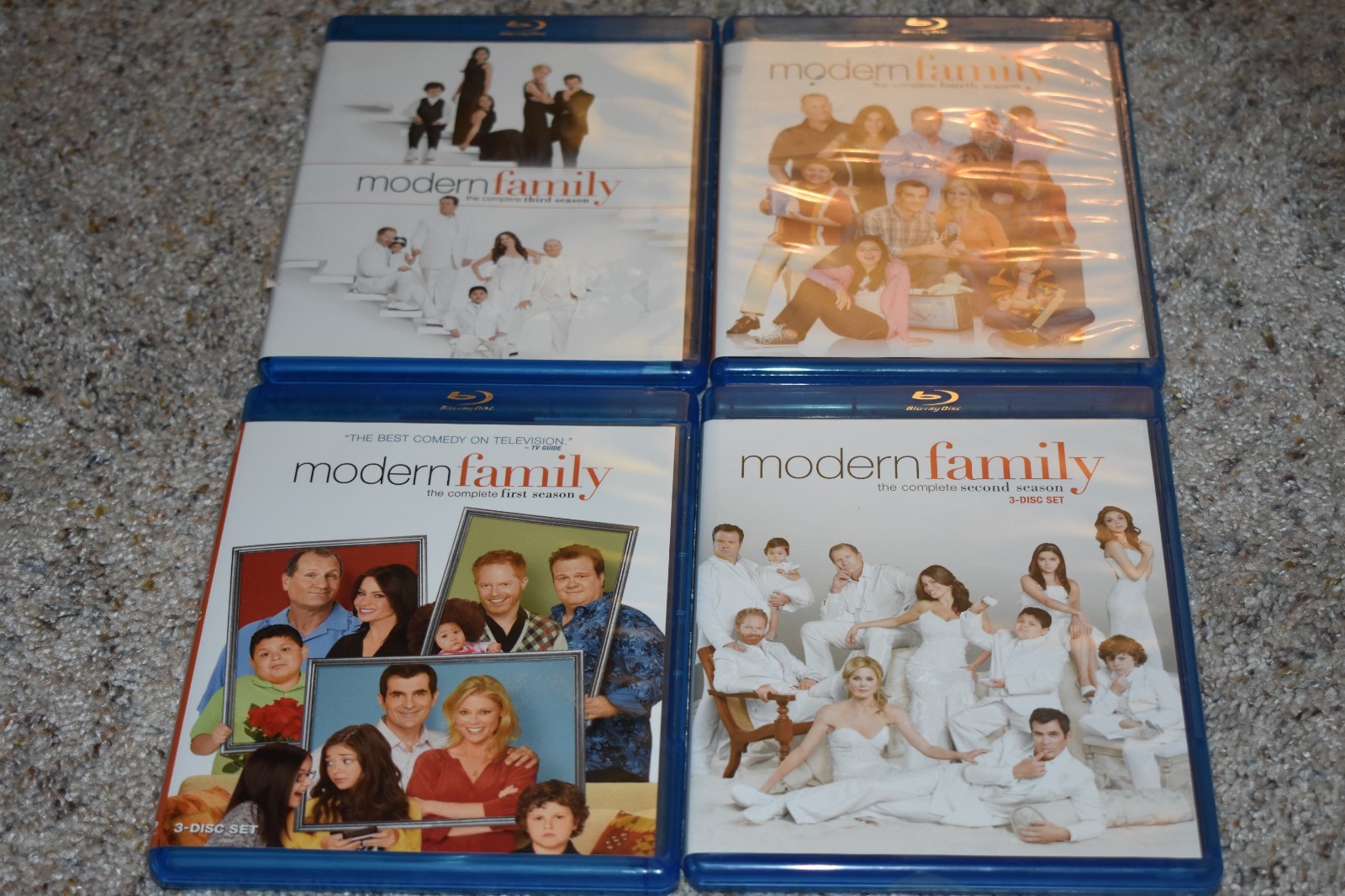 Blu Ray Modern Family Seasons 1-4