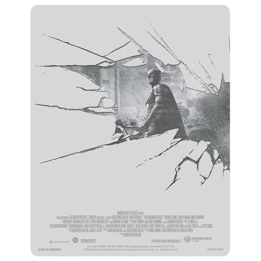 The Dark Knight Trilogy Limited Edition Steelbook Library Case (20th Anniversar