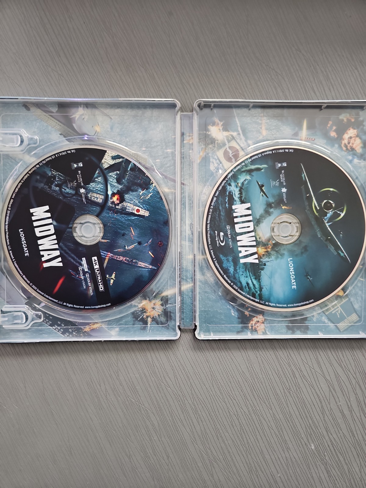 Midway (2019) Steelbook w/ Slipcover (4K UHD, Blu-Ray) *NO DIGITAL*