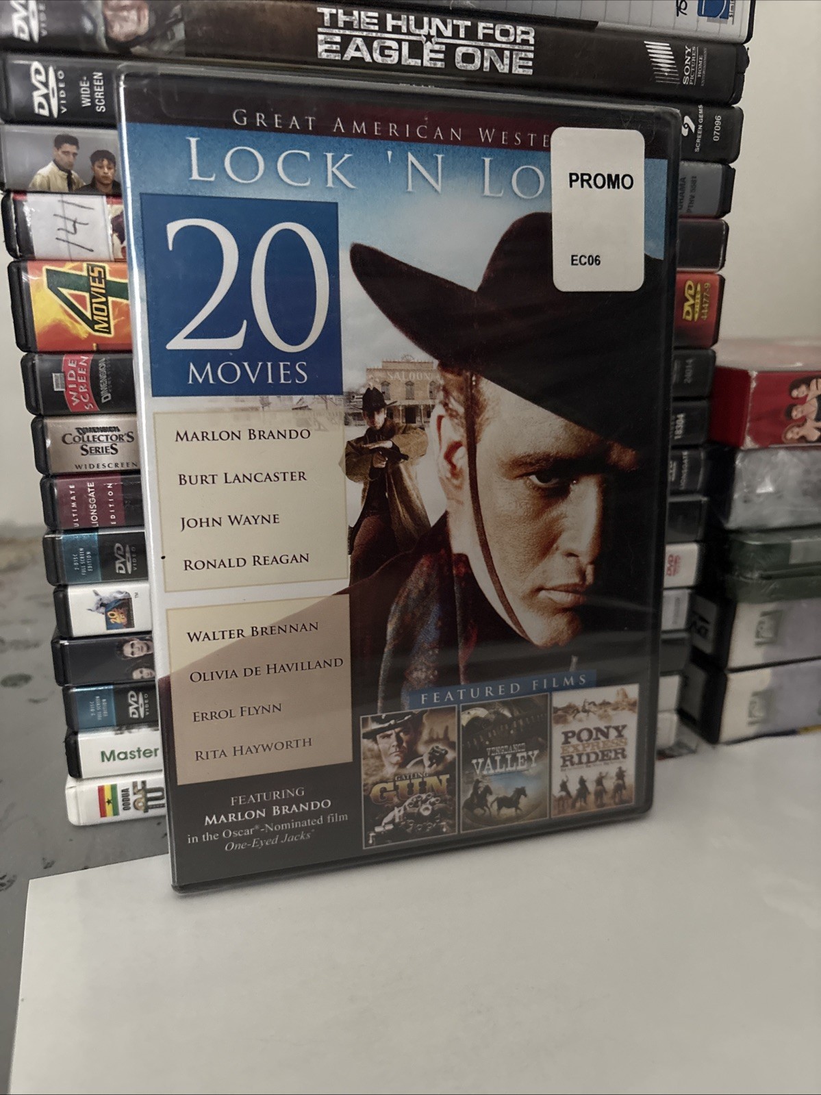 20-Film Great American Westerns: Lock ‘N Load, Very Good Free Shipping – E