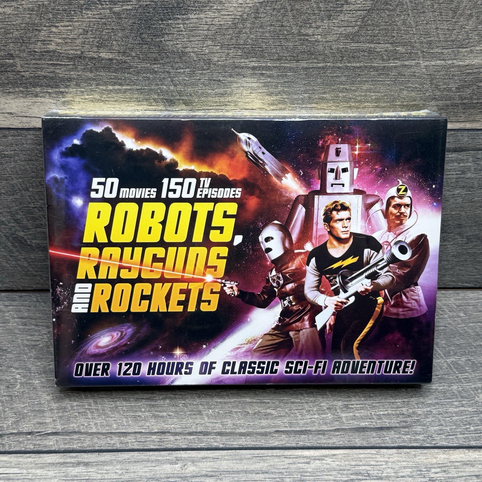 Robots, Rayguns, and Rockets (DVD) 50 Movies 150 TV Episodes 120 Hrs SCI-FI