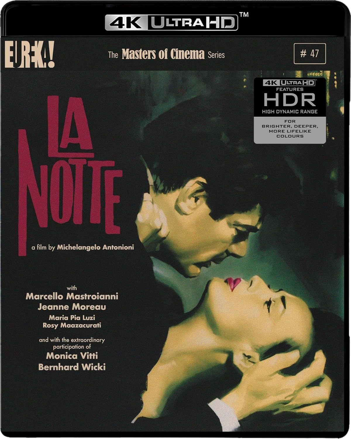 La Notte [4K UHD Blu-ray] 1961 Masters of Cinema Standard Edition Italian Movie