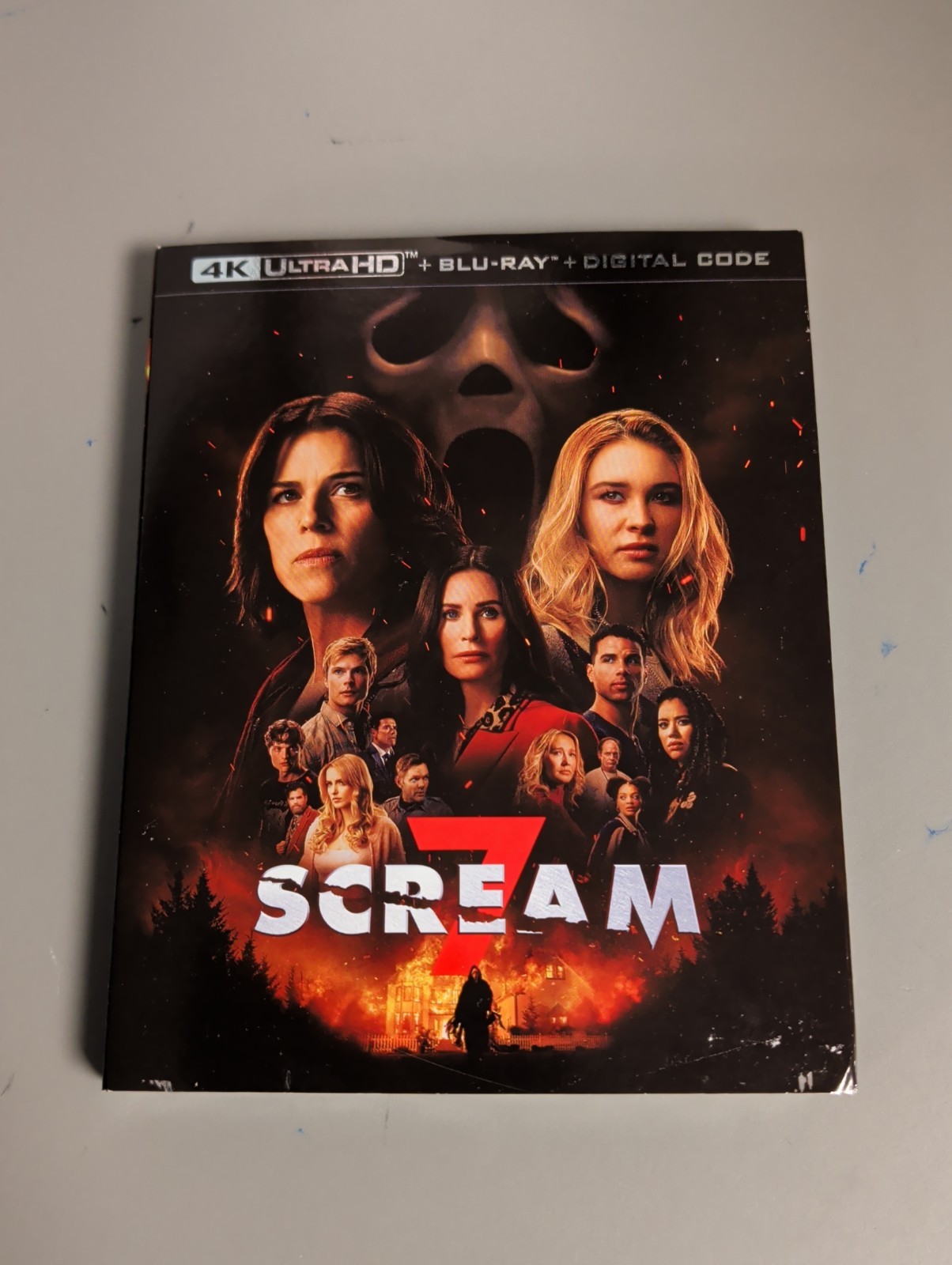 BRAND NEW *SCREAM 7* 4K UHD BLU-RAY & DIGITAL W/SLIPCOVER