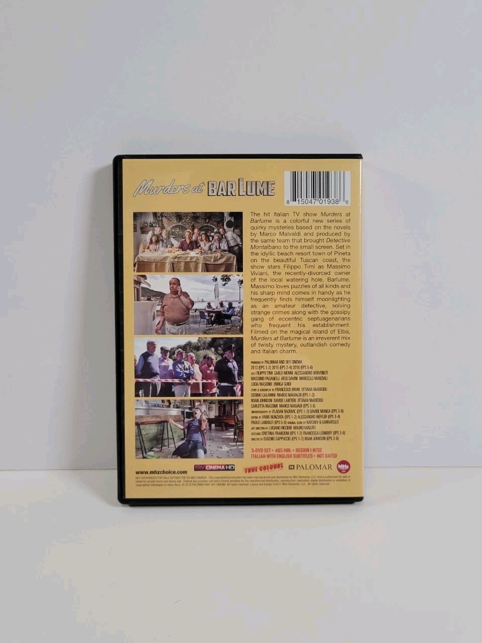 Murders at Barlume – 3-Disc DVD Set, Italian TV Crime Comedy