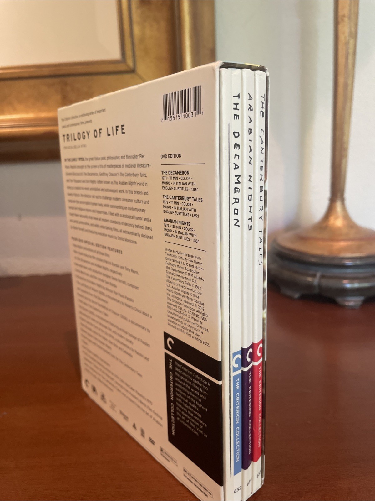 Pier Paolo Pasolini’s Trilogy of Life (Criterion Collection) (DVD, 1971)