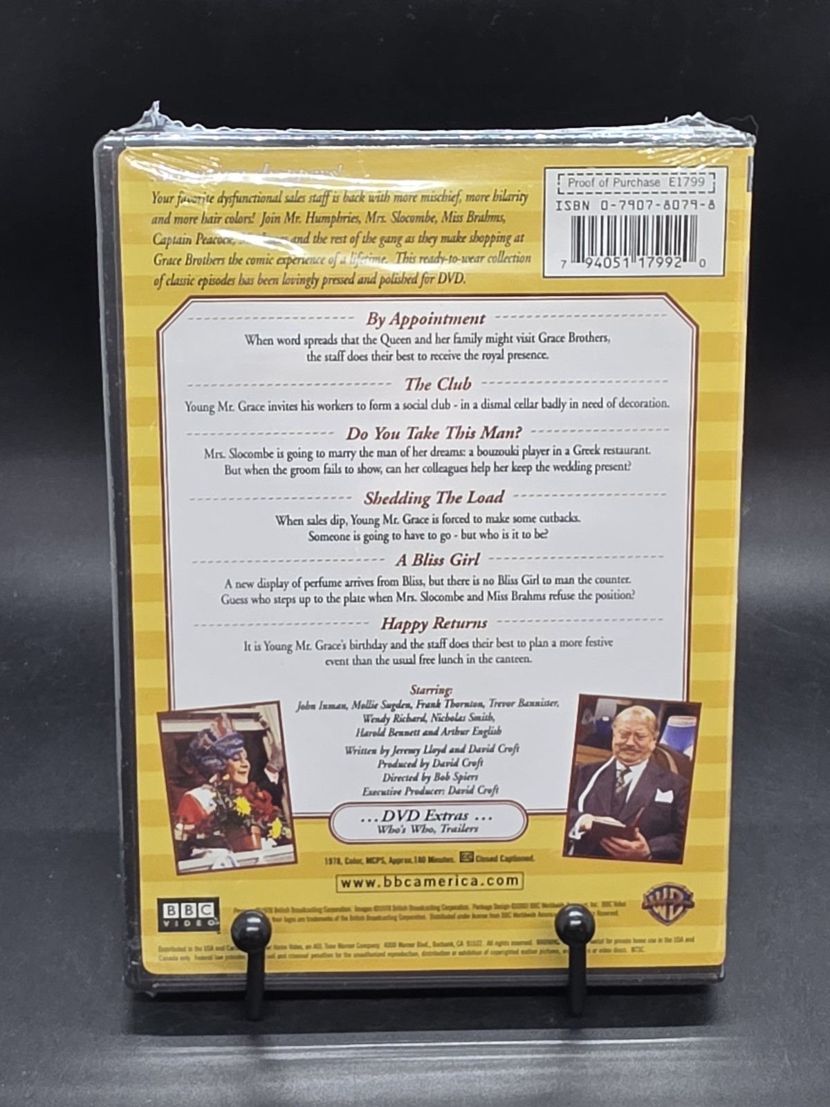 BBC Video DAVID CROFT Are You Being Served Volume 8 (DVD) New Sealed 180 Minutes