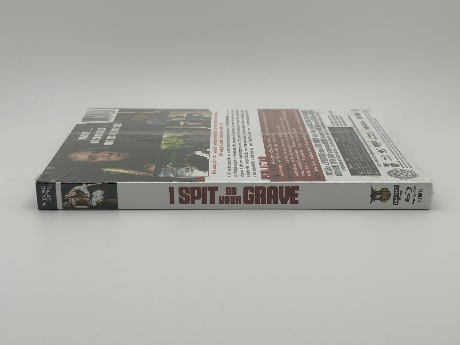 I Spit on Your Grave (1978) 4K Ultra HD UHD w/ Slipcover 3-Disc Set Horror NEW