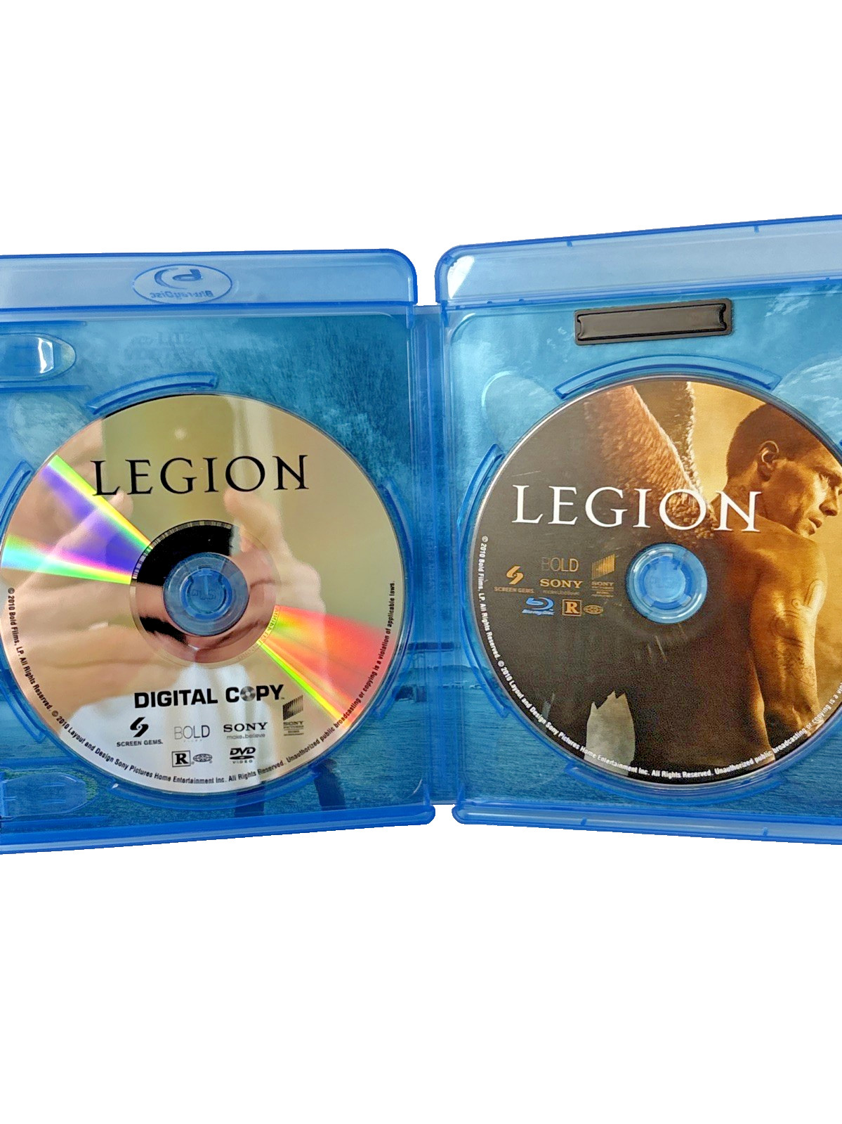 Legion Blu-ray Paul Bettany Digital Copy 2010 Sony Pictures VG