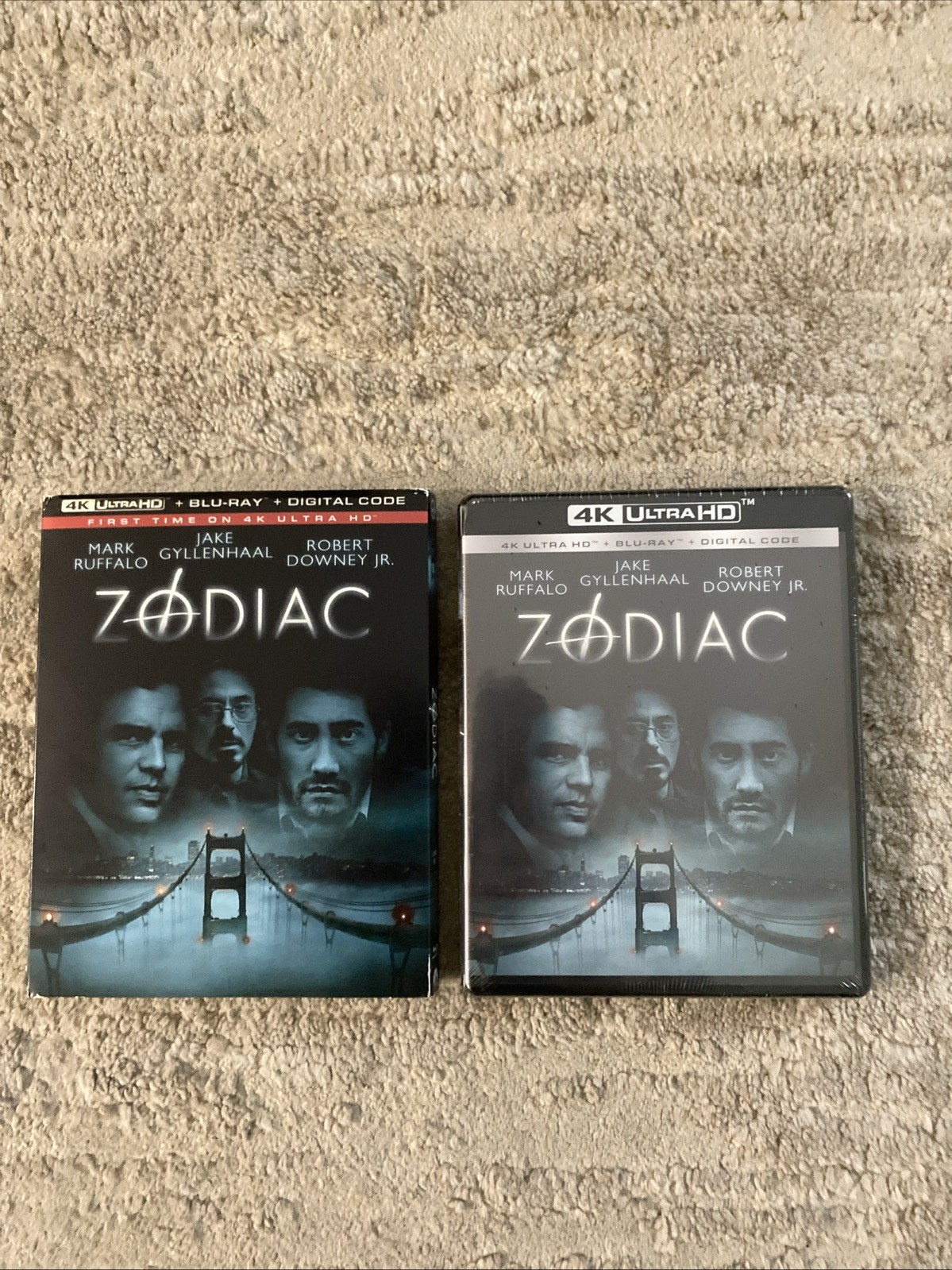 Zodiac (4K UHD, Blu-ray, Digital, 2007) Slipcover New! *Read Description
