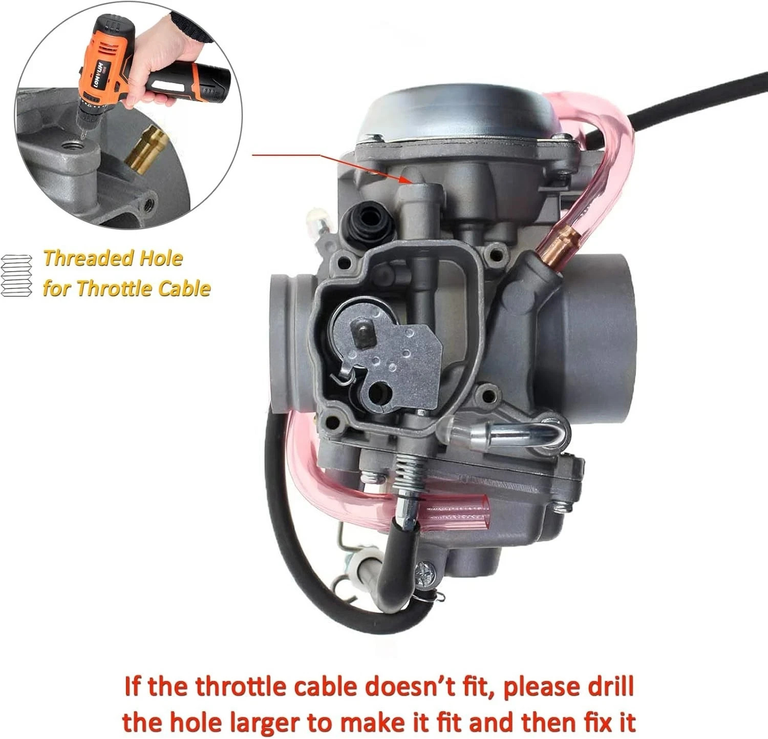 Carburetor for Arctic Cat 250 (99-01) 300 (98-00) 400 (98-01) 500 (98-99) 2×2 2x