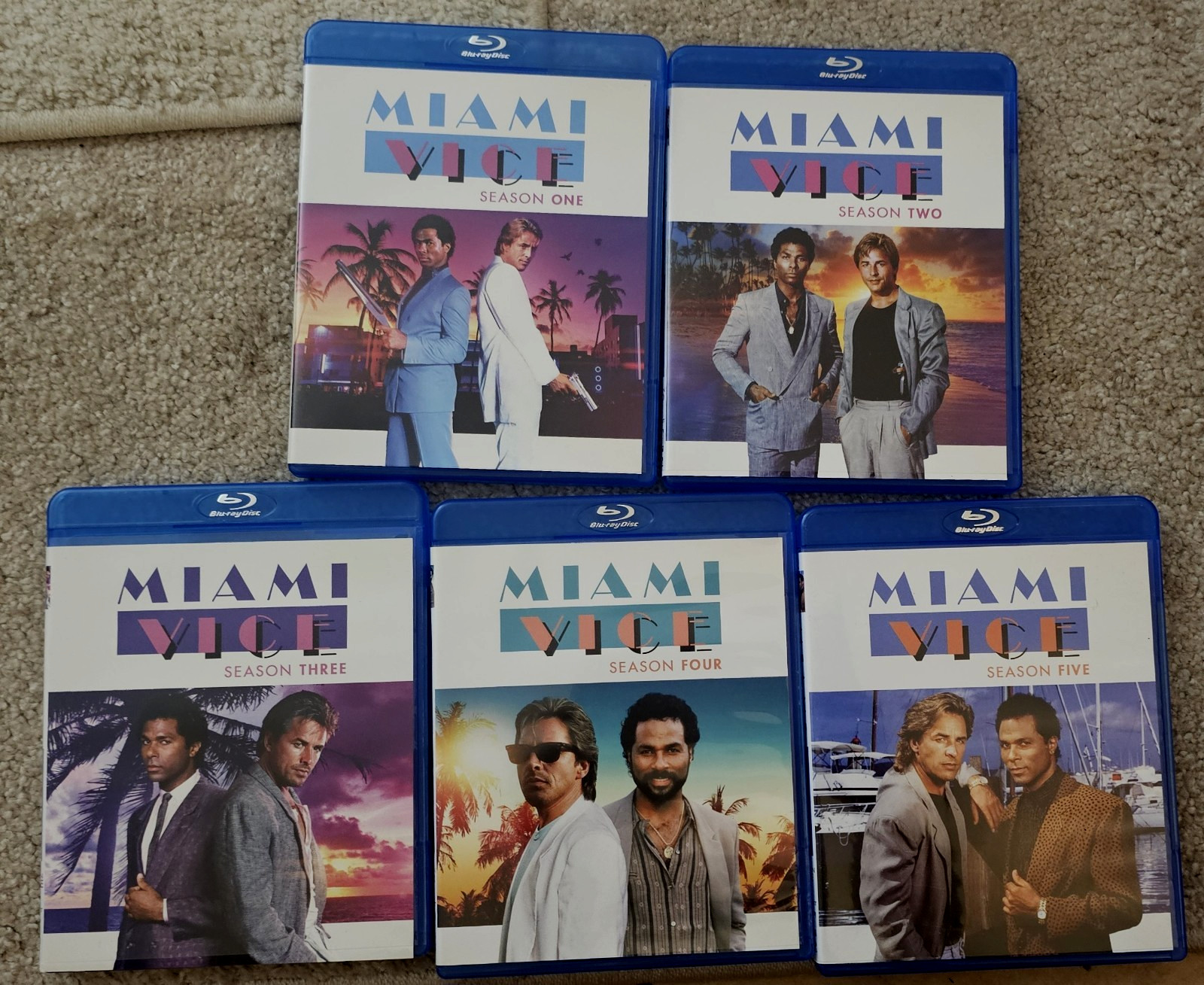 Miami Vice The Complete Series Blu-ray Seasons 1-5 TV Crime Drama