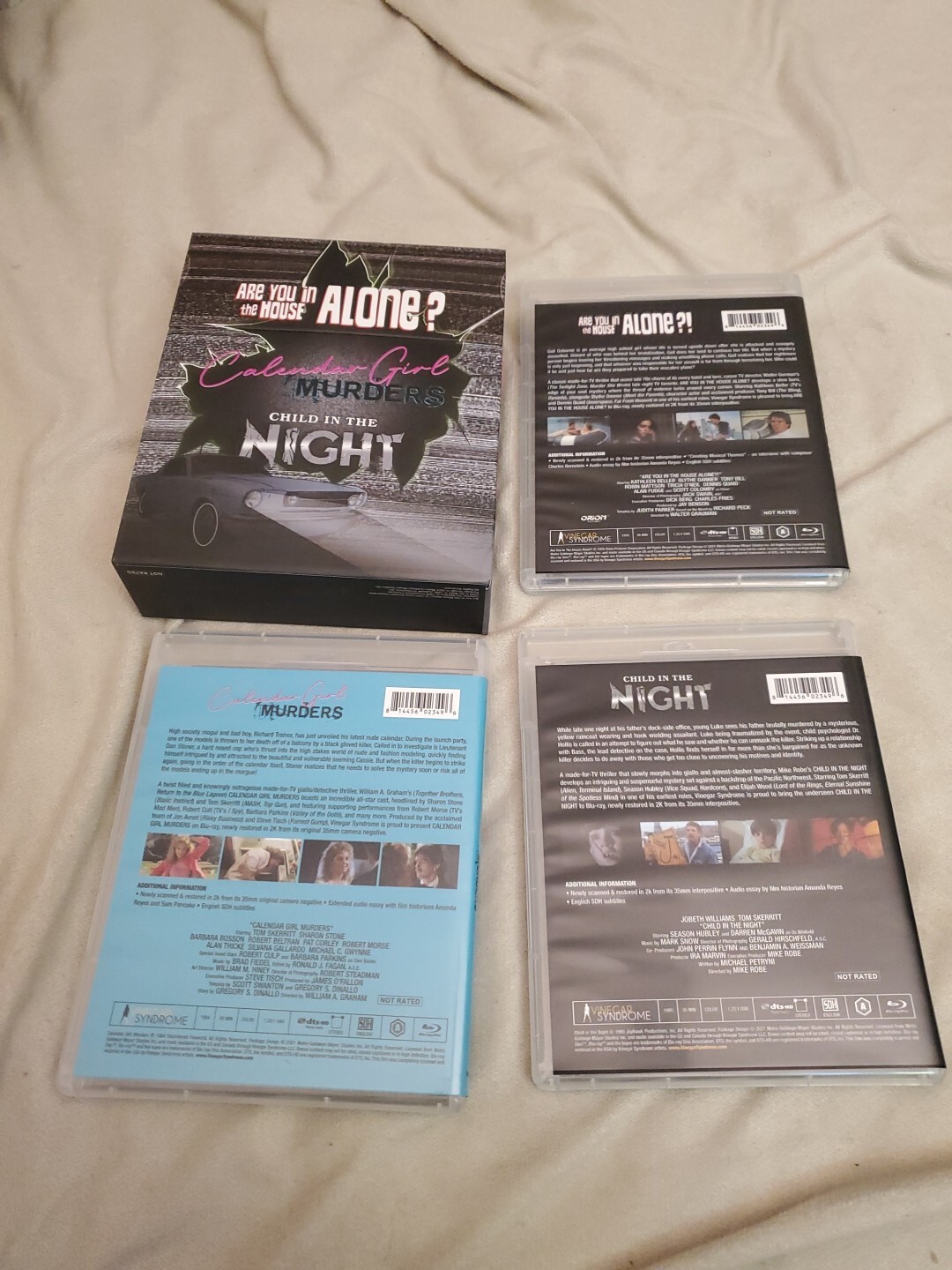 TELEVISED TERROR – VINEGAR SYNDROME – BLU-Ray – Replacement Box & Case Set