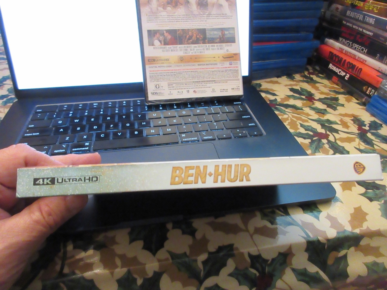 Ben-Hur 4K UHD + Digital 2 discs W/Slipcover Charlton Heston BRAND NEW PLS READ!