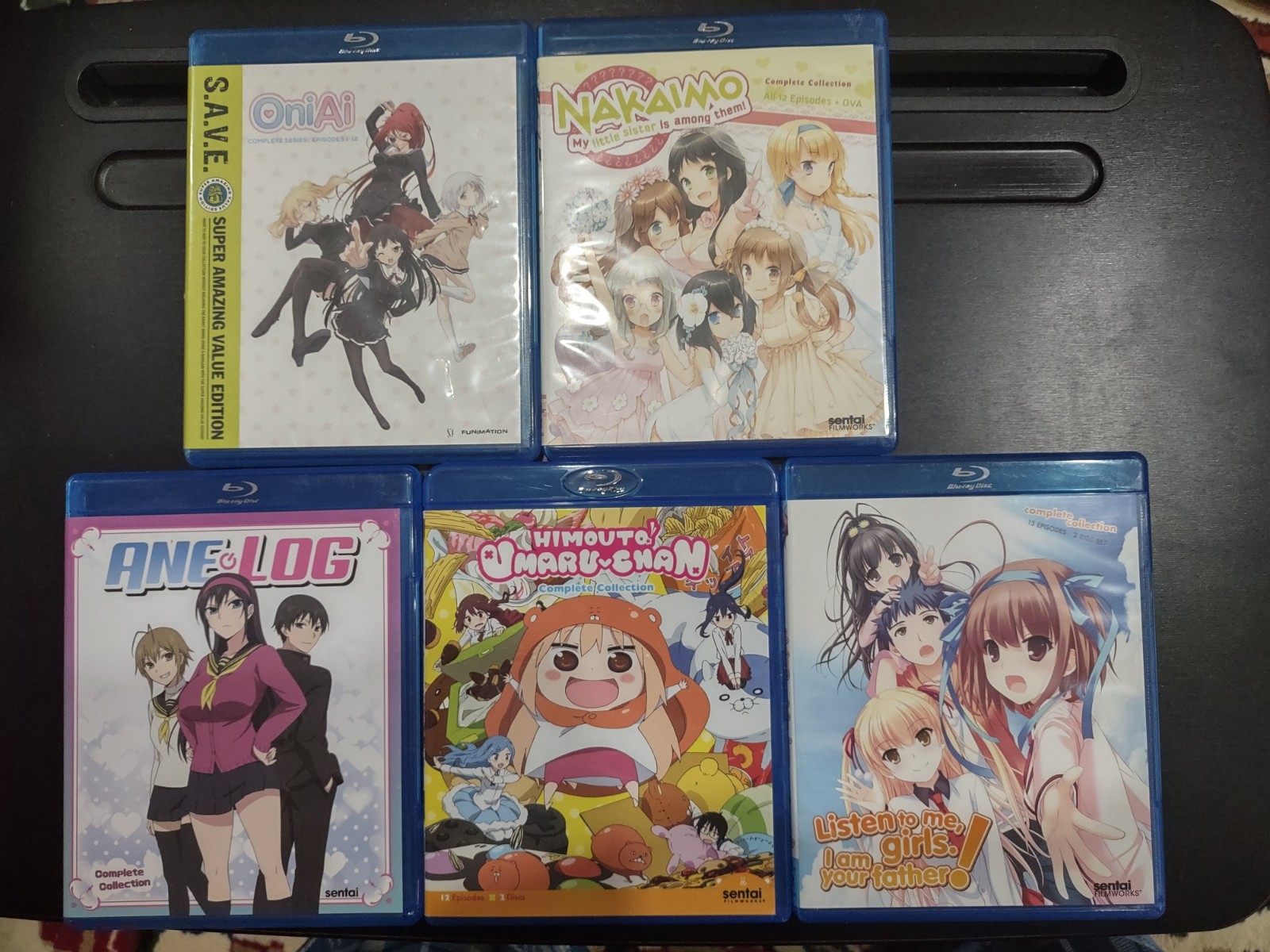 Nakaimo, Ane Log, Oniai, & Umaru-chan Imouto Anime Bluray Lot 5