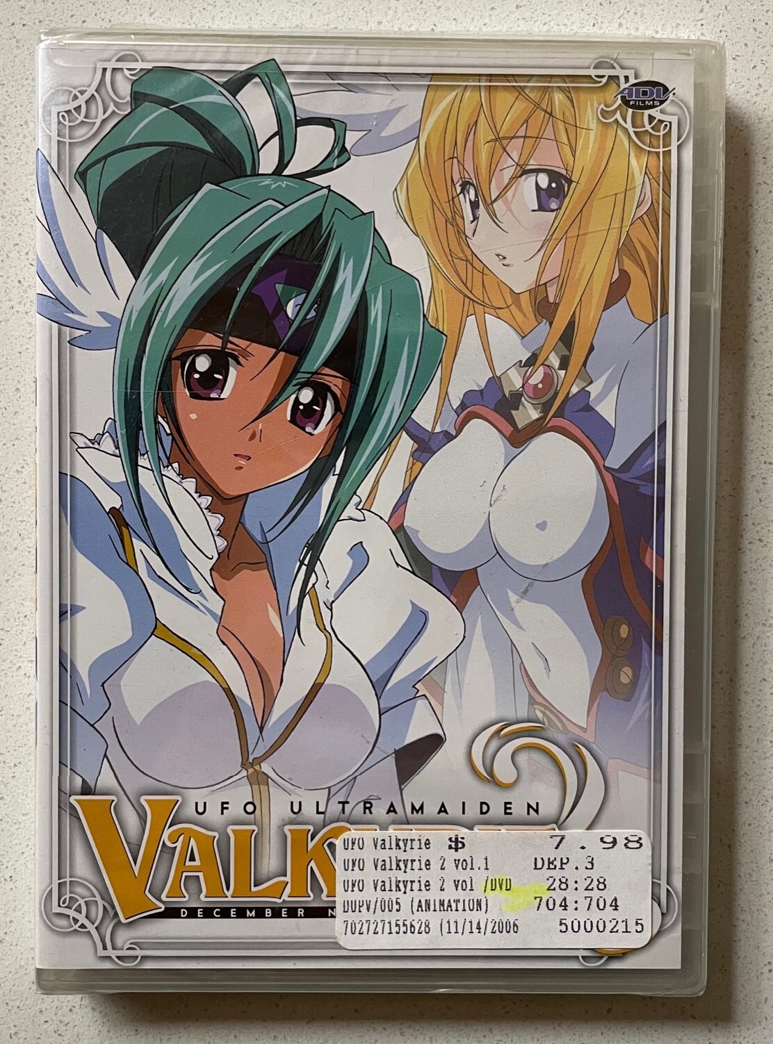 UFO ULTRAMAIDEN – VALKYRIE SEASON 2 VOLUME 1 -WASHING UP, WIGGING OUT -DVD – NEW