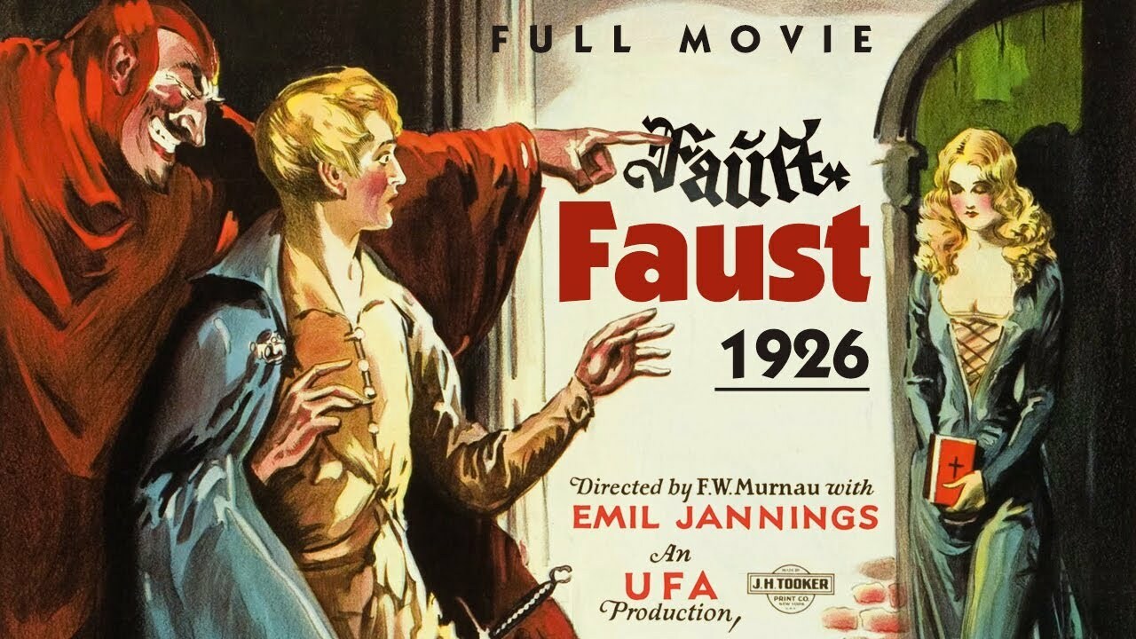 Faust (1926) Drama, Fantasy, Horror Silent Movie DVD