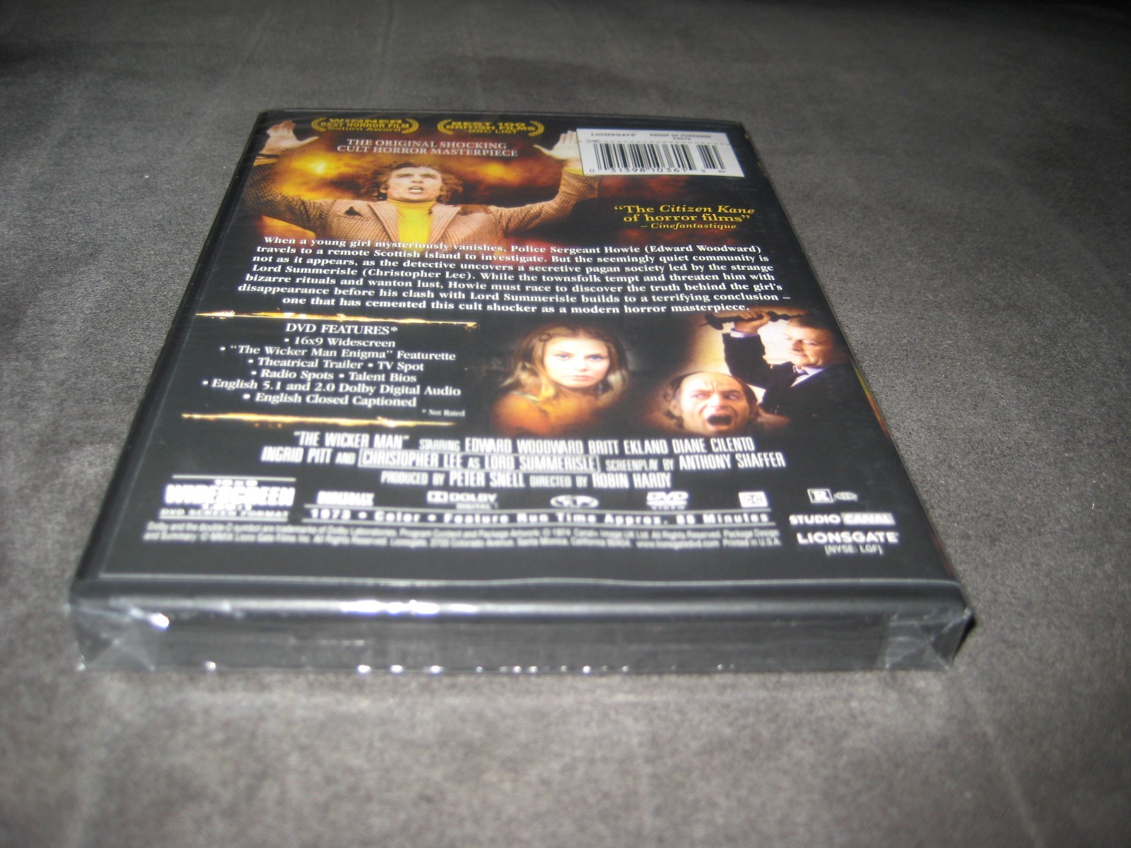 THE WICKER MAN (DVD 1973) BRAND NEW – RATED R – WIDESCREEN – HORROR – THRILLER
