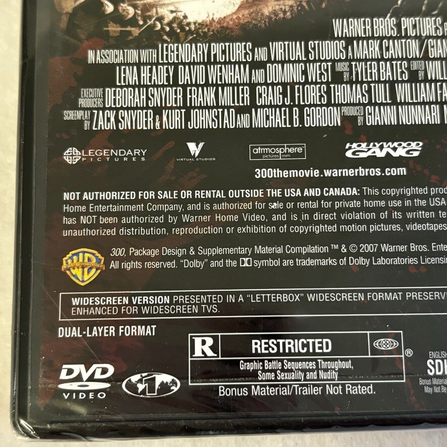 Epic Action Clash of the Titans & 300 2 Pack DVD Movies DRAMA FANTASY SCI-FI