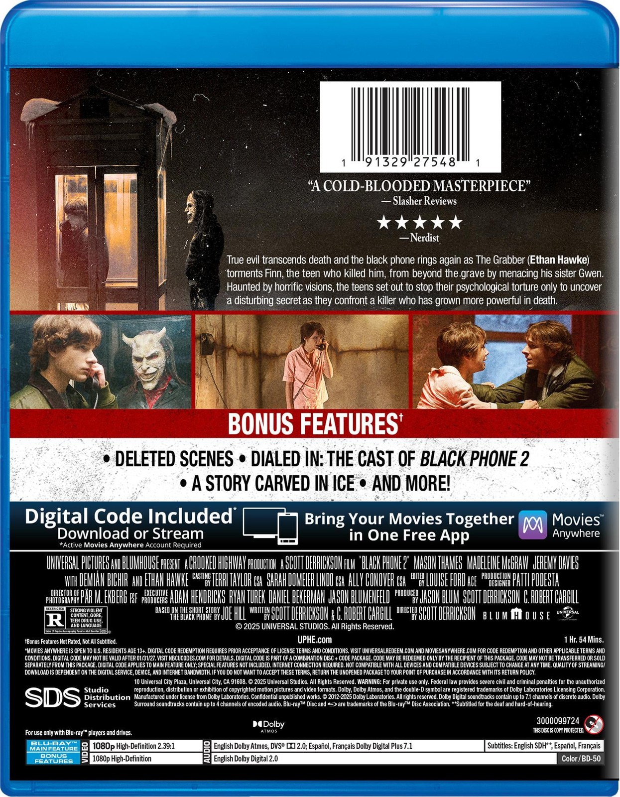 Universal Pictures Home Entertainment Black Phone 2 (Blu-ray + Digital)