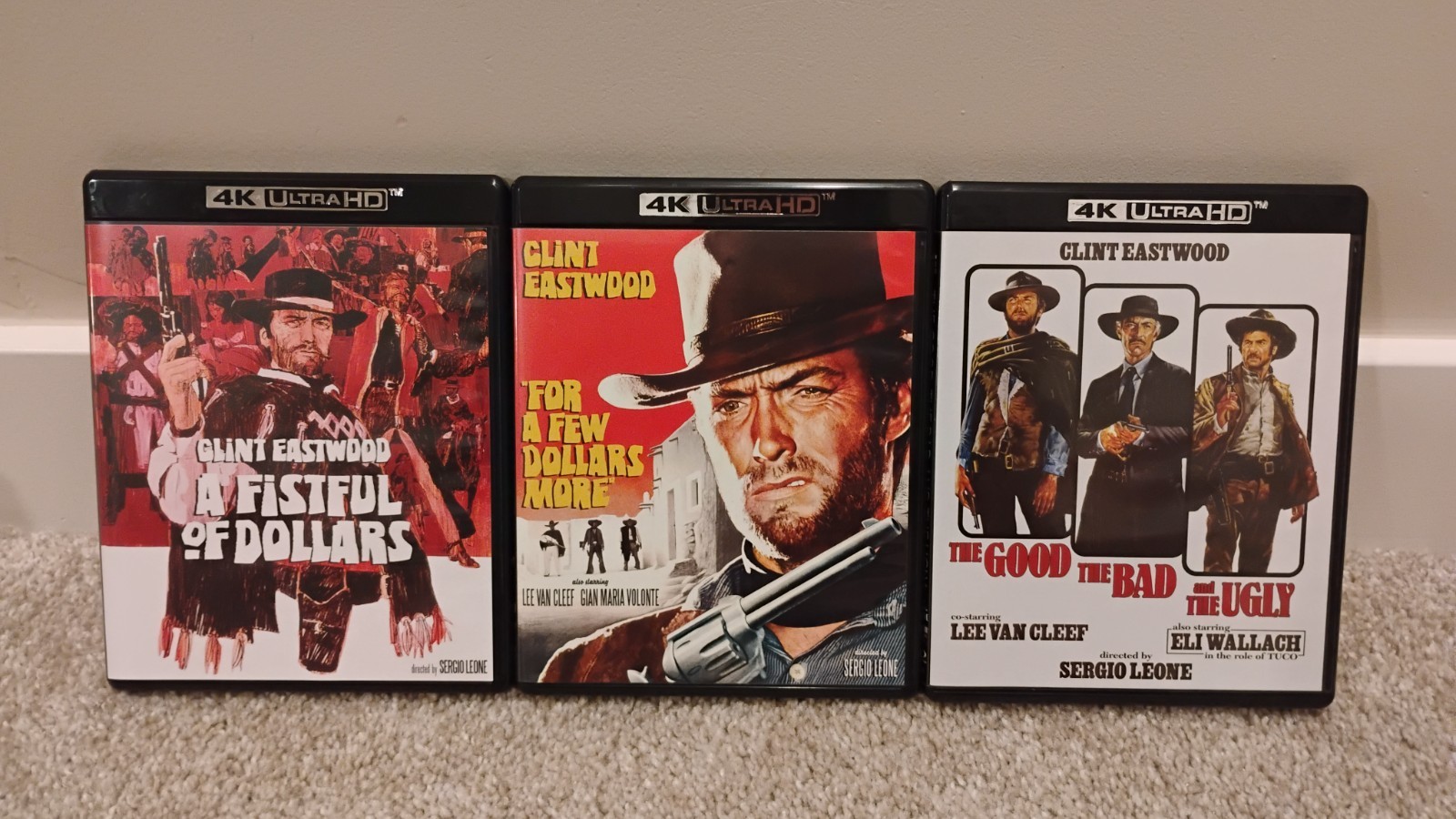 The Man With No Name Trilogy [4K U.H.D.] [LIKE NEW]