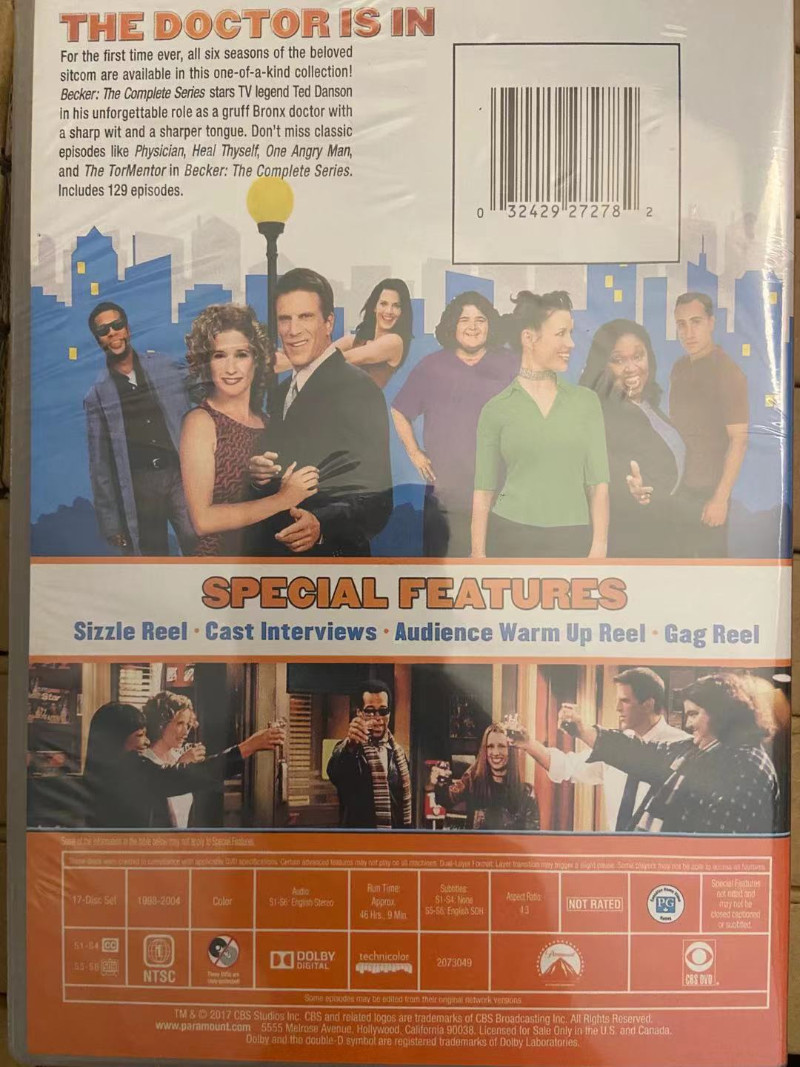 Becker: Complete TV Series Seasons 1-6 (DVD,17-Disc) Sealed Brand New