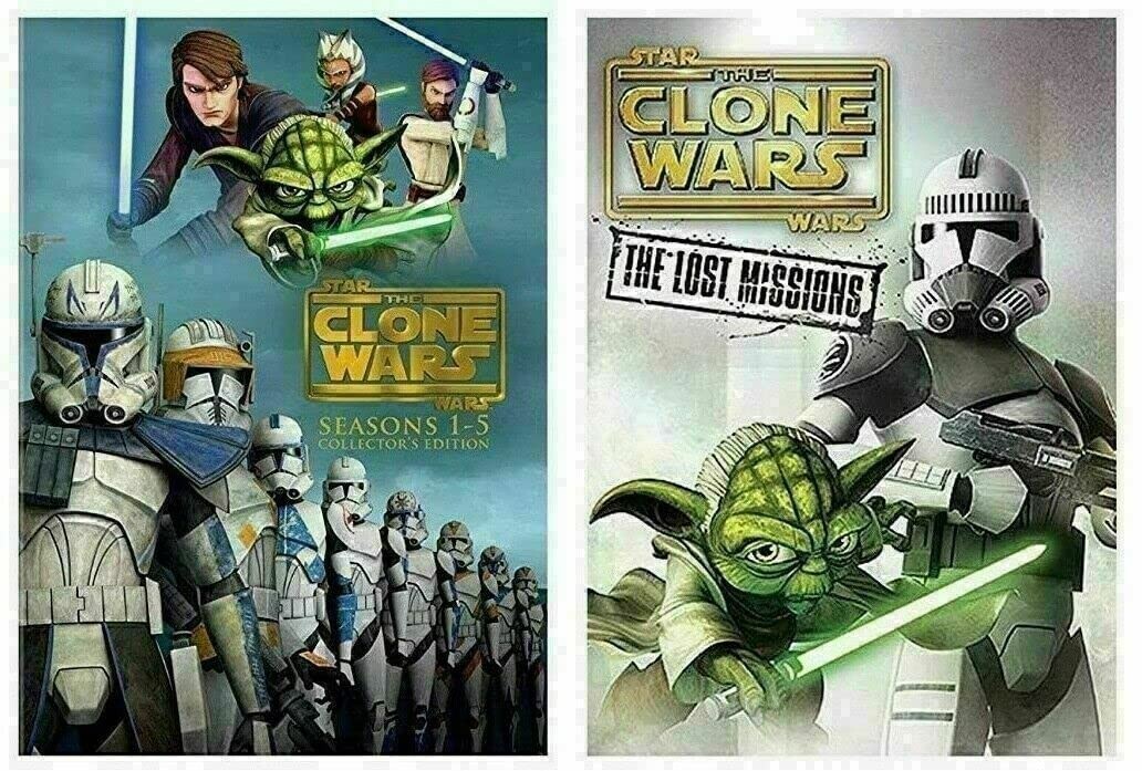 Star Wars: The Clone Wars – Complete Series Seasons 1-7 (24-Disc DVD Box Set)