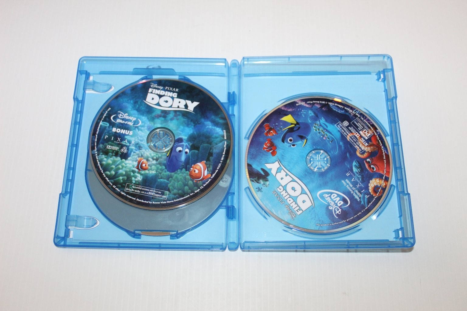 Finding Dory Blu-ray DVD Digital HD 2016 Disney Pixar Andrew Stanton PG