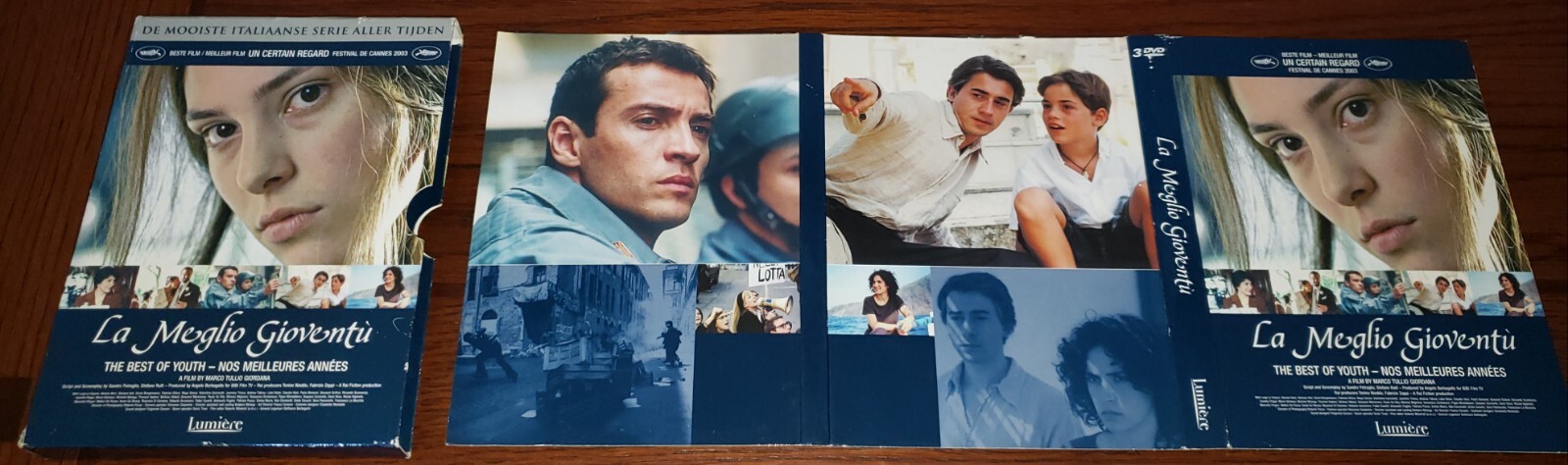 Best Of Youth La Meglio Gioventu 3 Disc DVD 2003 Italian Region 2 PAL 360 Min