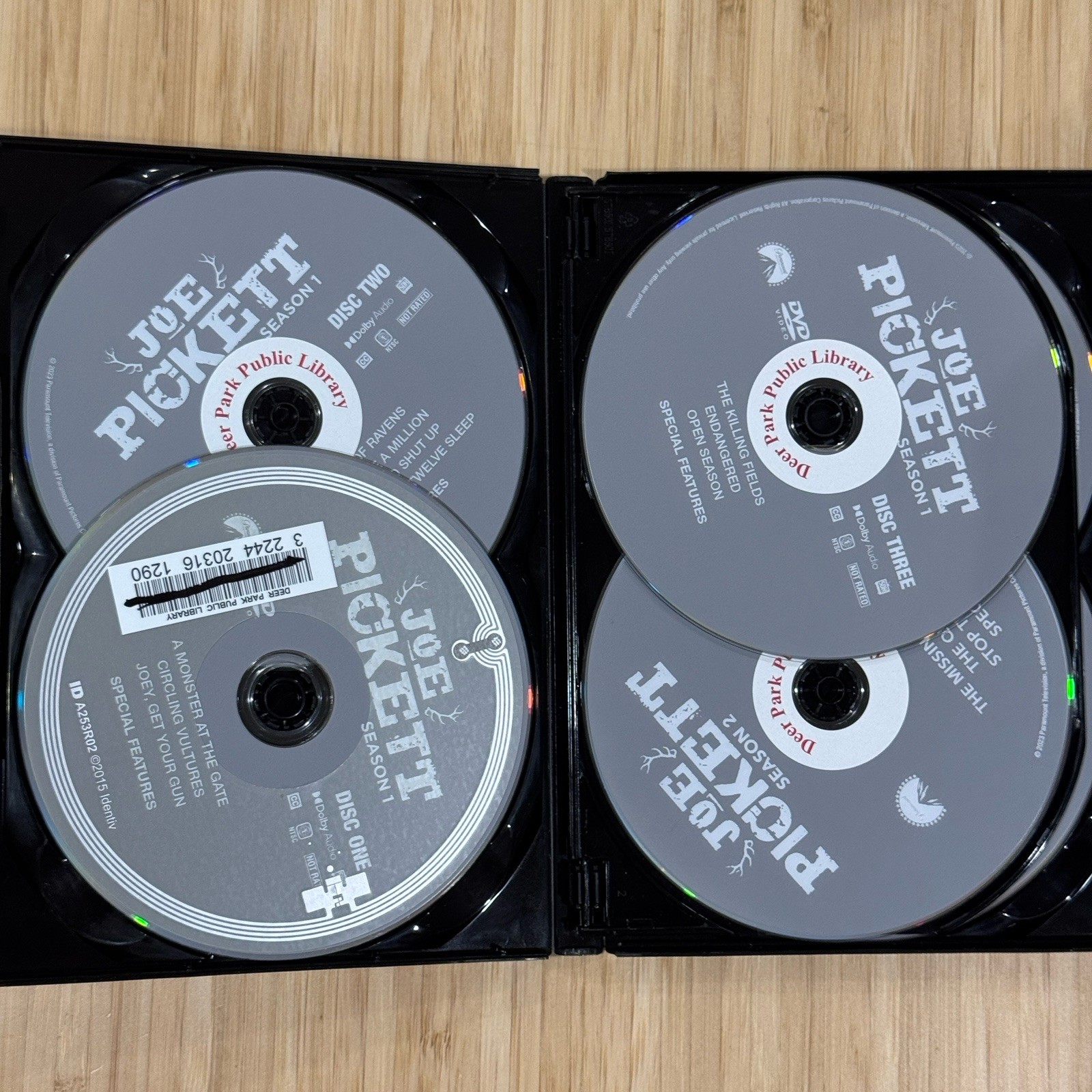 JOE PICKETT THE COMPLETE SERIES Used DVD Seasons 1 + 2 Library Owned
