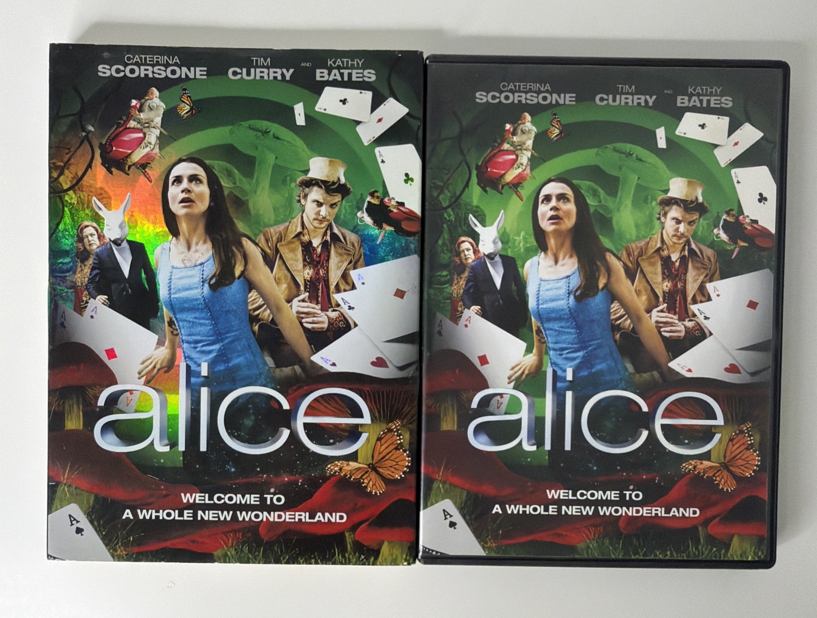 Alice (DVD, 2009) + Slipcover SyFy Mini-Series Caterina Scorsone Tim Curry