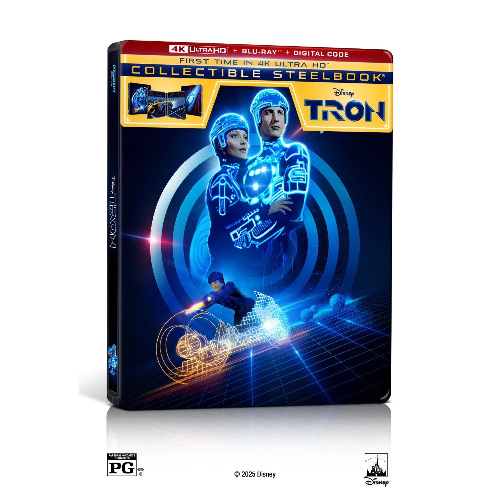 Hoppers 4K & Tron Ares 4K & Tron Legacy 4K & Tron 4K (4x DISNEY STEELBOOK)