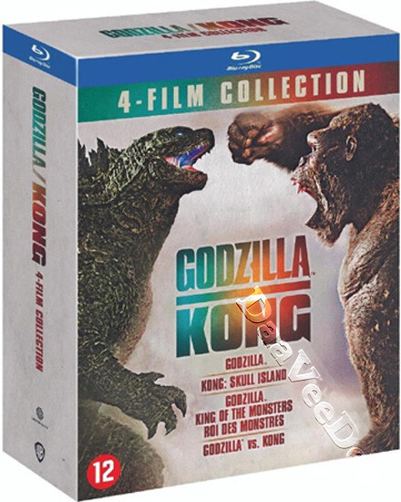Godzilla / Kong Collection NEW Blu-Ray 4-Disc Boxset Gareth Edwards