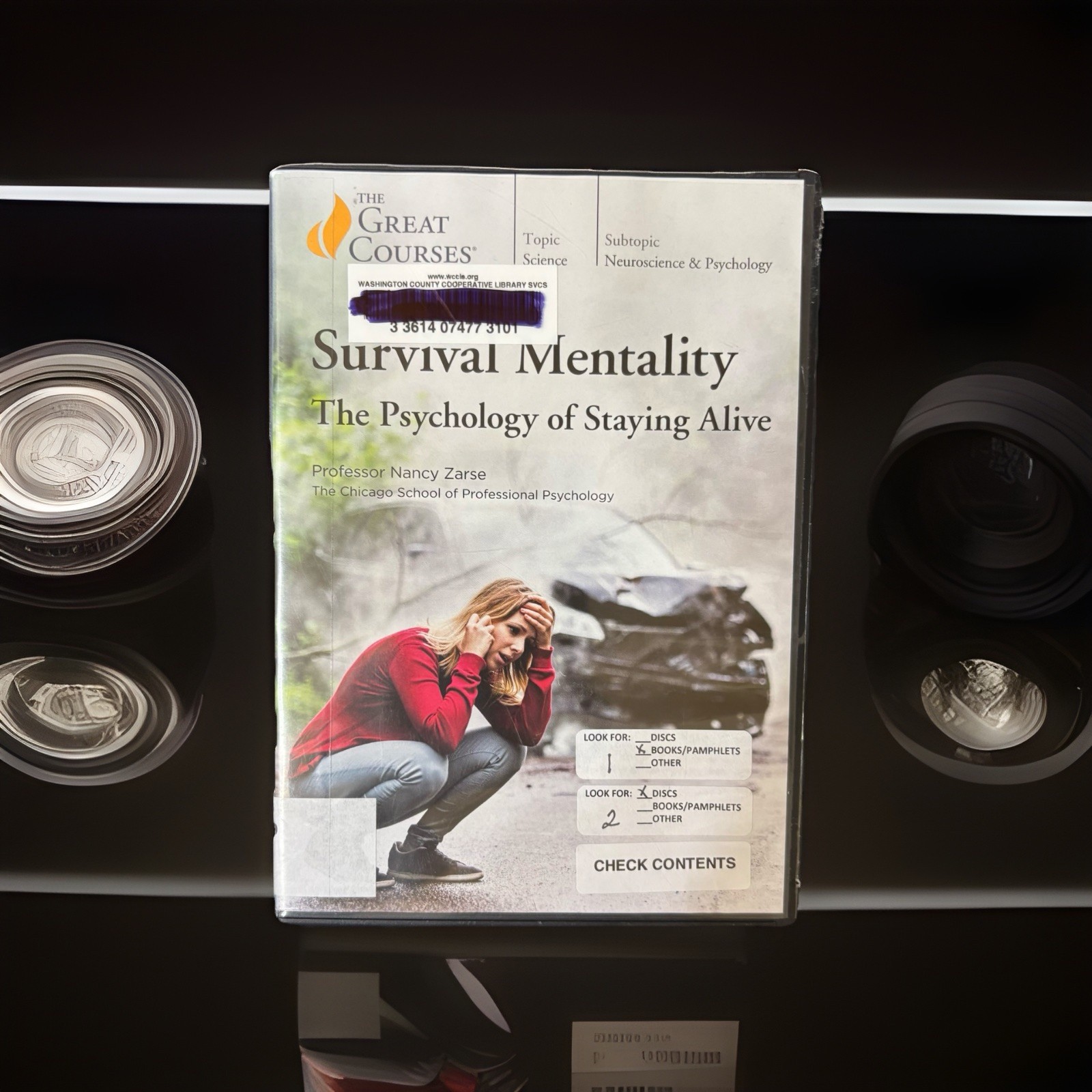 Great Courses Survival Mentality 2 DVDs +Course Guidebook~