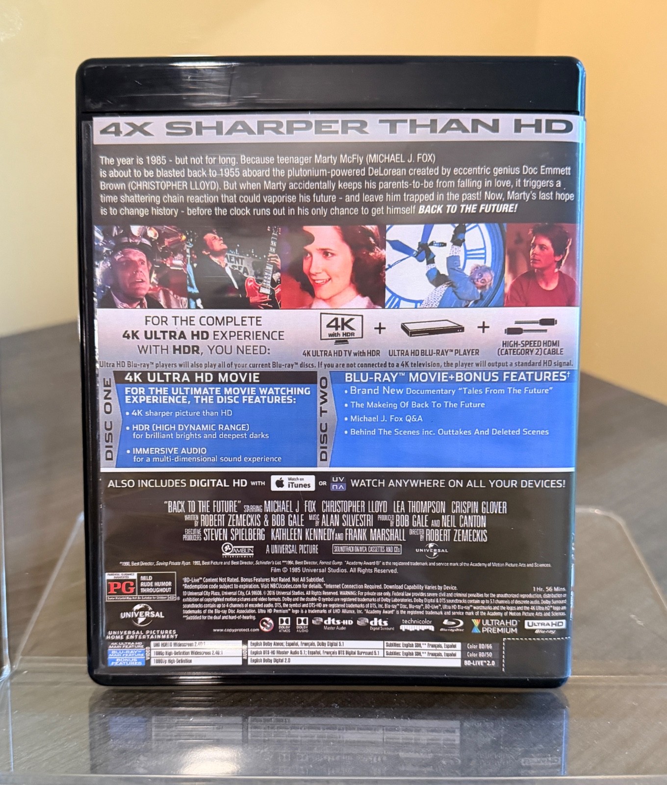 Back to the Future Ultimate Trilogy CUSTOM BOXSET with CASES (NO MOVIES!)