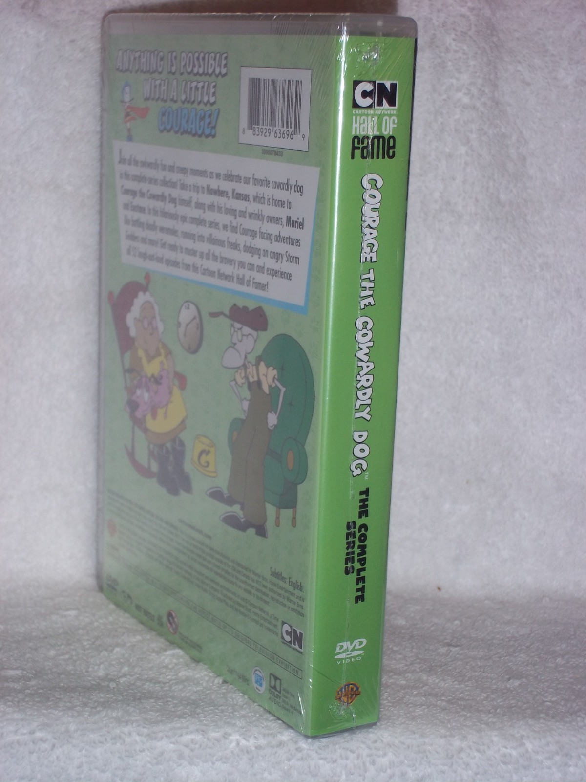 Courage The Cowardly Dog The Complete Series (DVD, 2010, 7-Disc) NEW animated