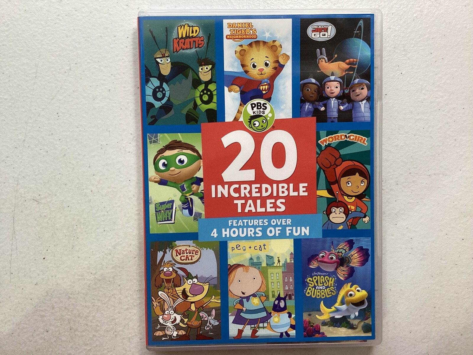 20 Incredible Tales PBS Kids DVD 2 Disc Widescreen 300 Minutes Wild Kratts 2018