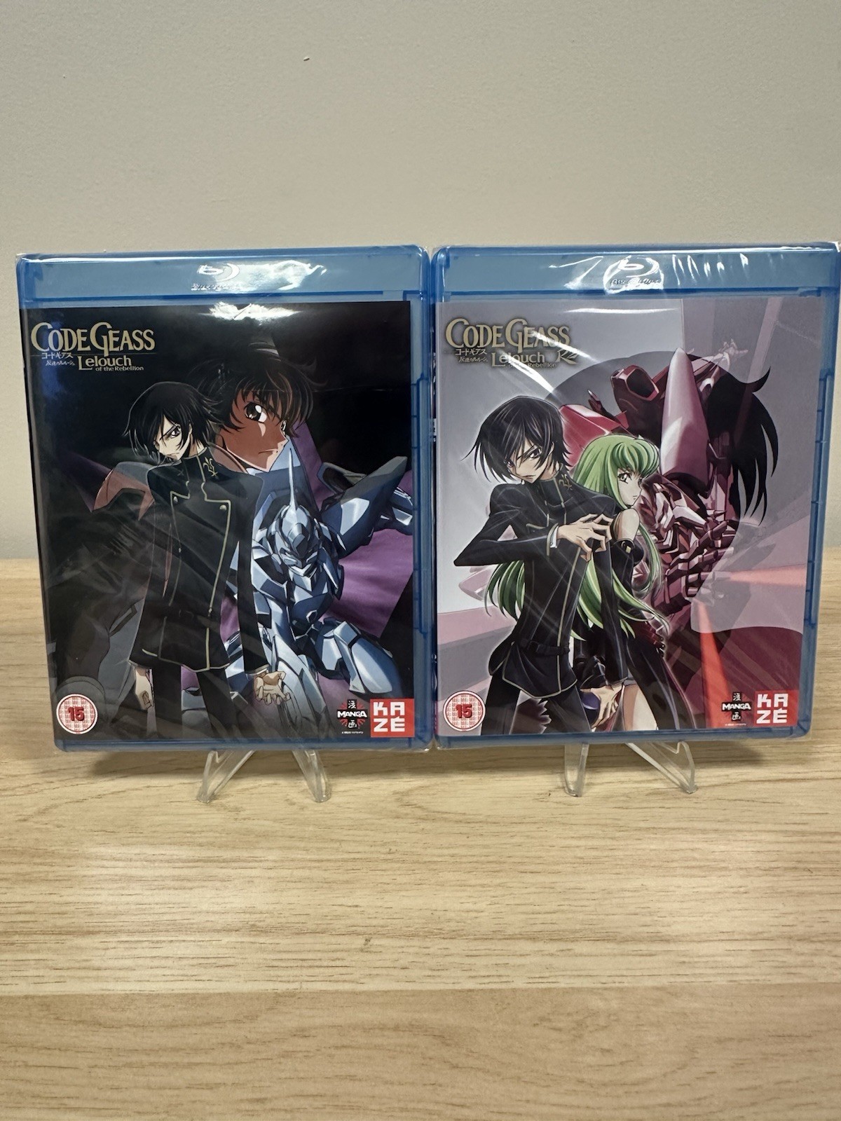 Code Geass Lelouch of the Rebellion Seasons 1 & 2 Blu-ray Region 2 – SEALED OOP
