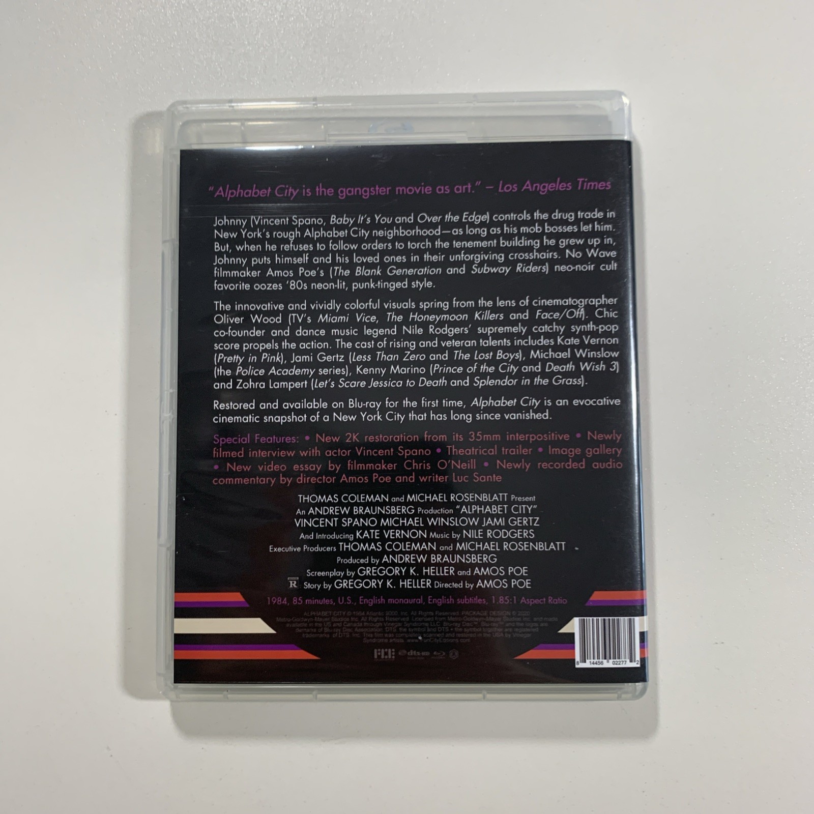 Alphabet City (1984) Fun City Editions Blu-ray