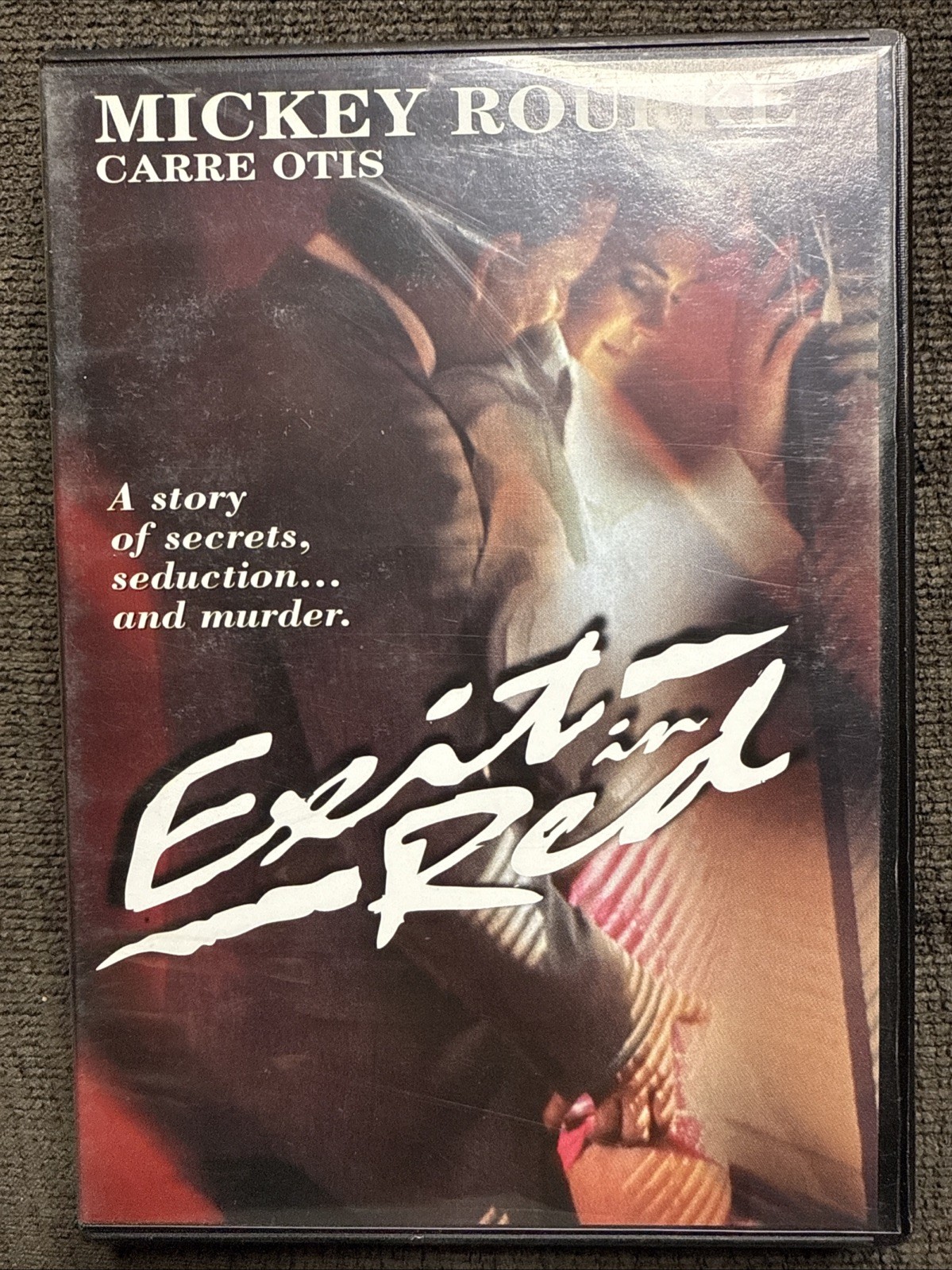 Exit In Red (DVD, 2002) thriller Mickey Rourke Carre Otis Anthony Michael Hall
