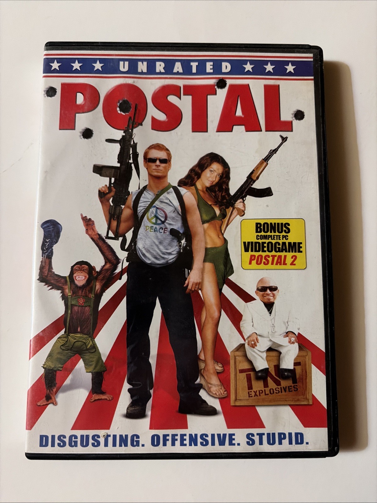 Postal (DVD, 2008) Unrated With Bonus Video Game Postal 2 Comedy