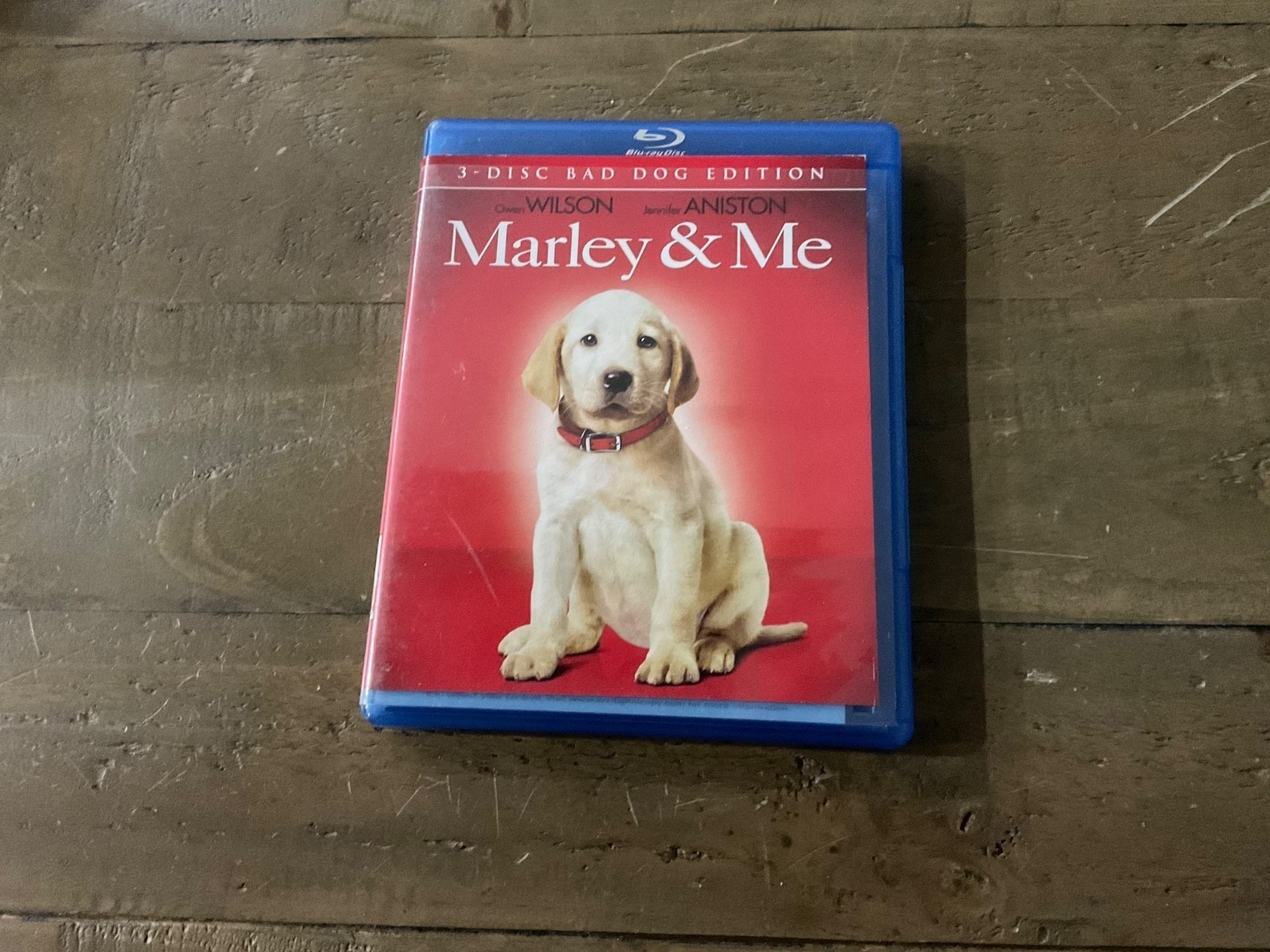 Marley and Me blu-ray Owen Wilson Jennifer Aniston David Frankel John Grogan
