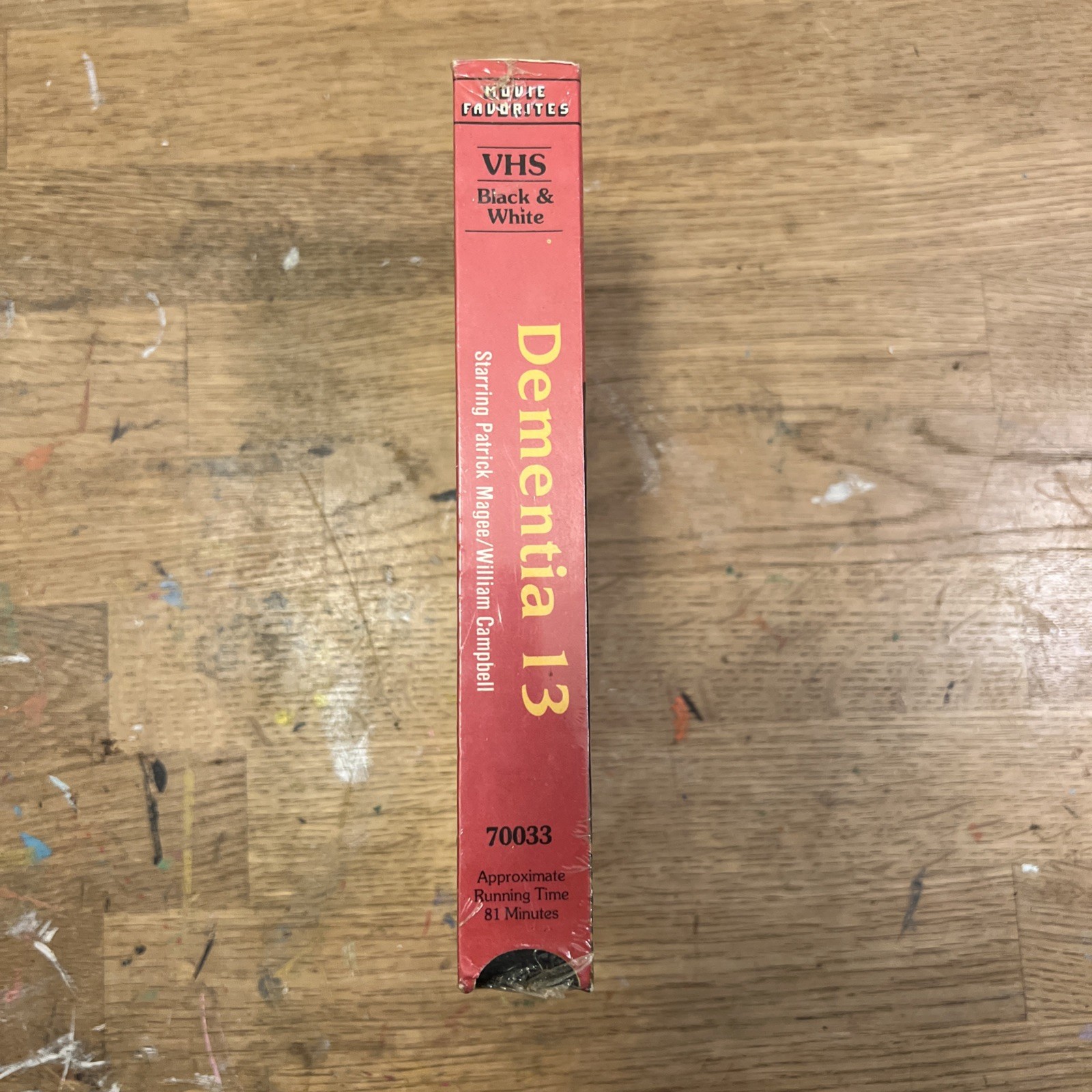 Dementia 13 (1963, Francis Ford Coppola) VHS 1988 SEALED