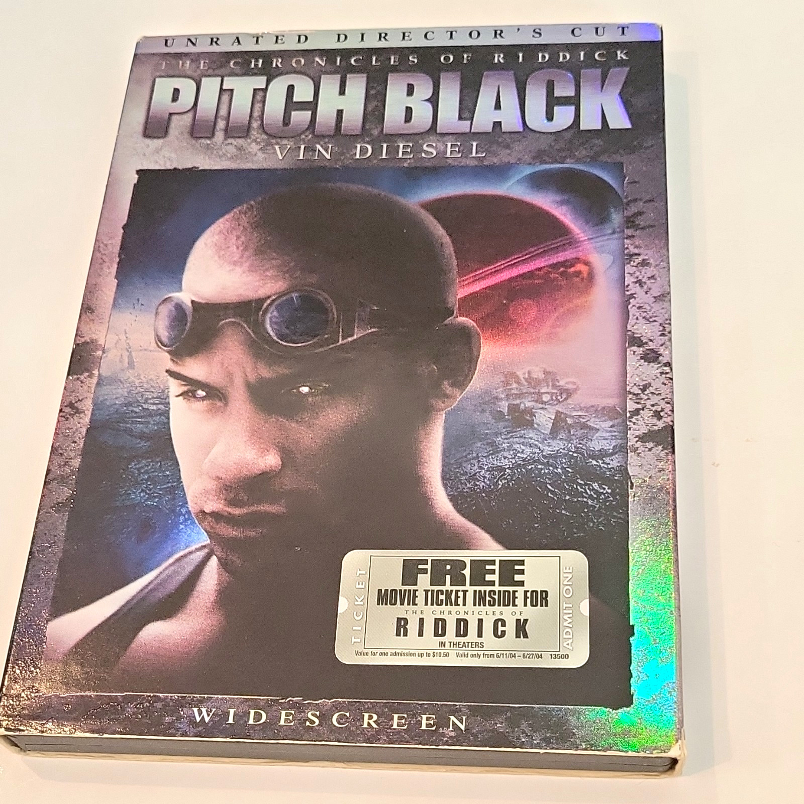 Universal Pitch Black Unrated Director’s Cut Widescreen DVD (Riddick)
