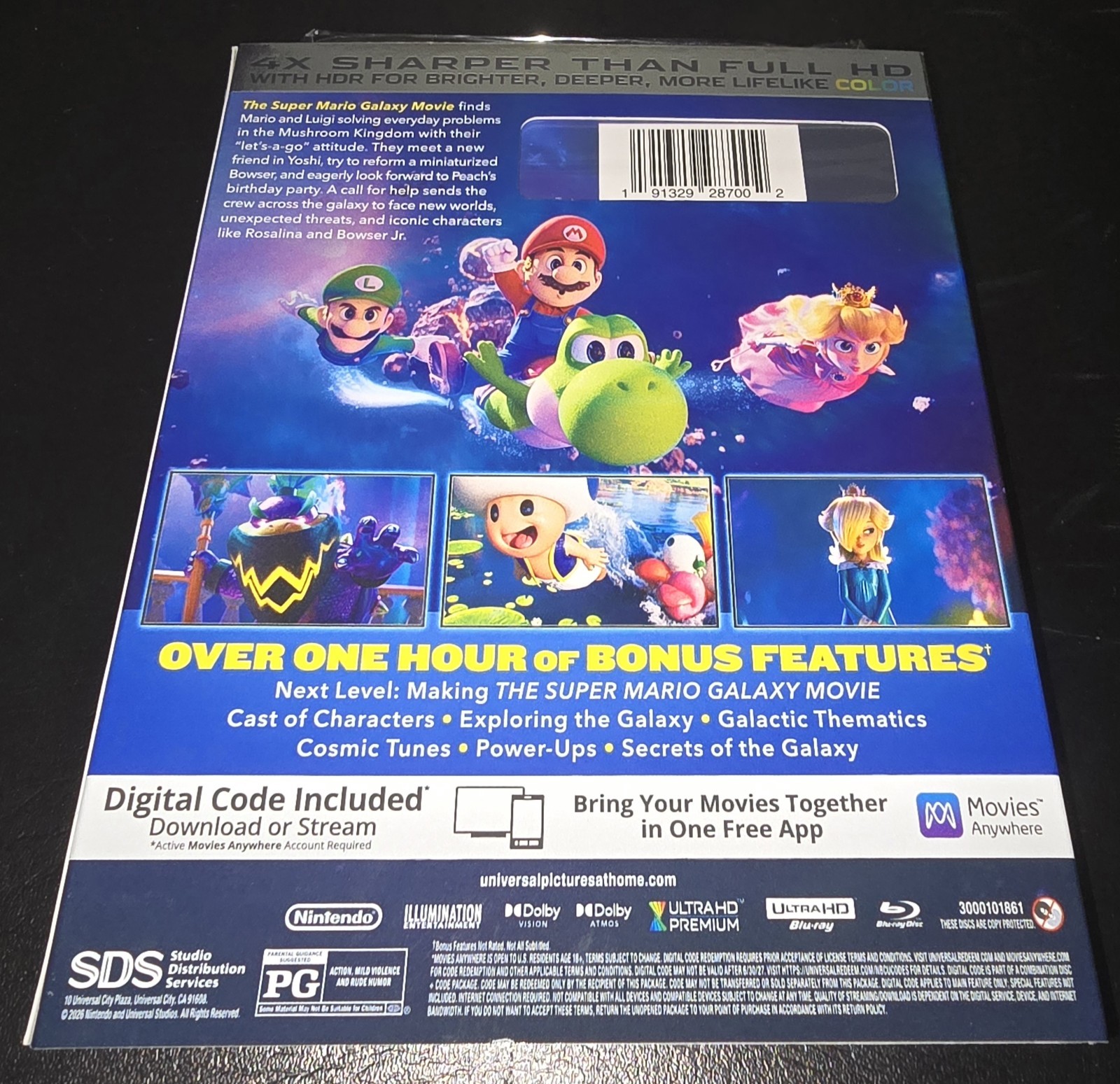 The Super Mario Galaxy 4K ULTRA HD + BLU-RAY+DIGITAL CODE COLLECTOR’S EDITION